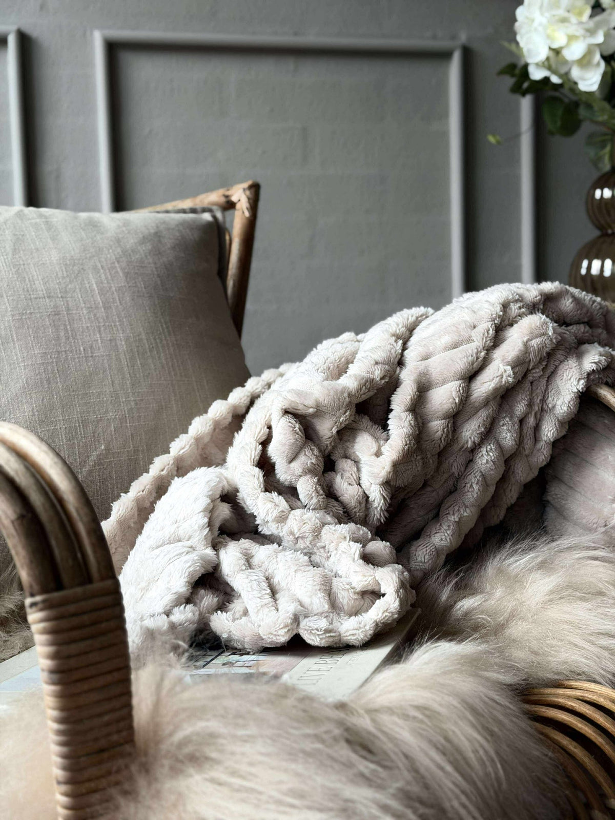 Plaid SUPER SOFT - Zand