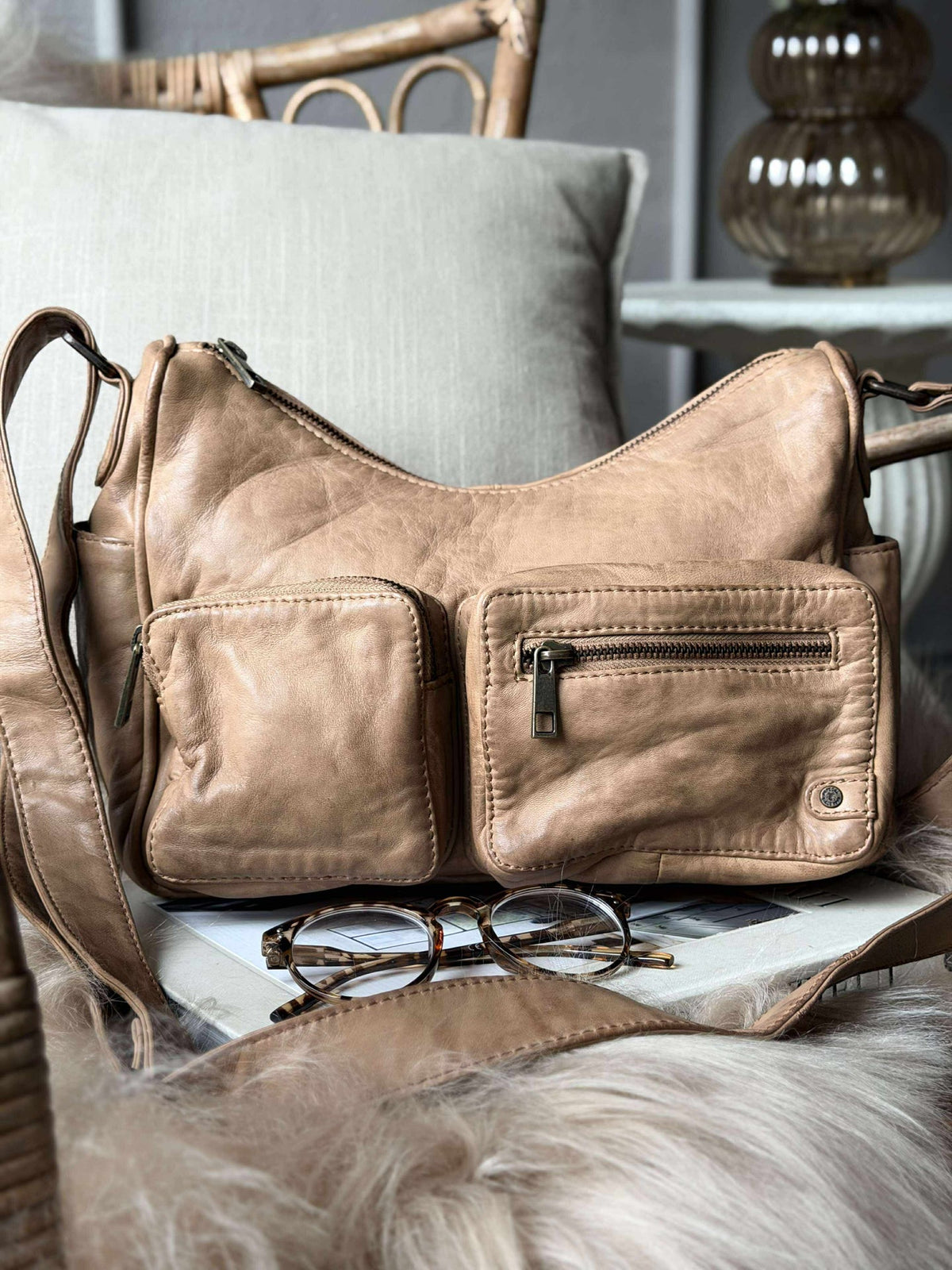 Schoudertas Sienna - Camel