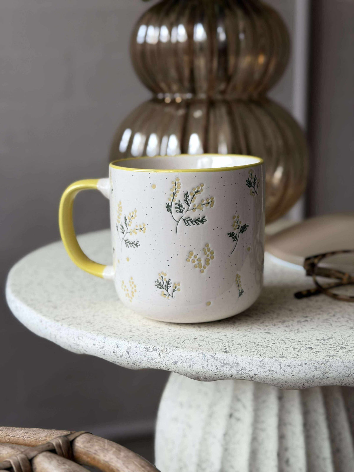 Mok met bloemen  - MIX