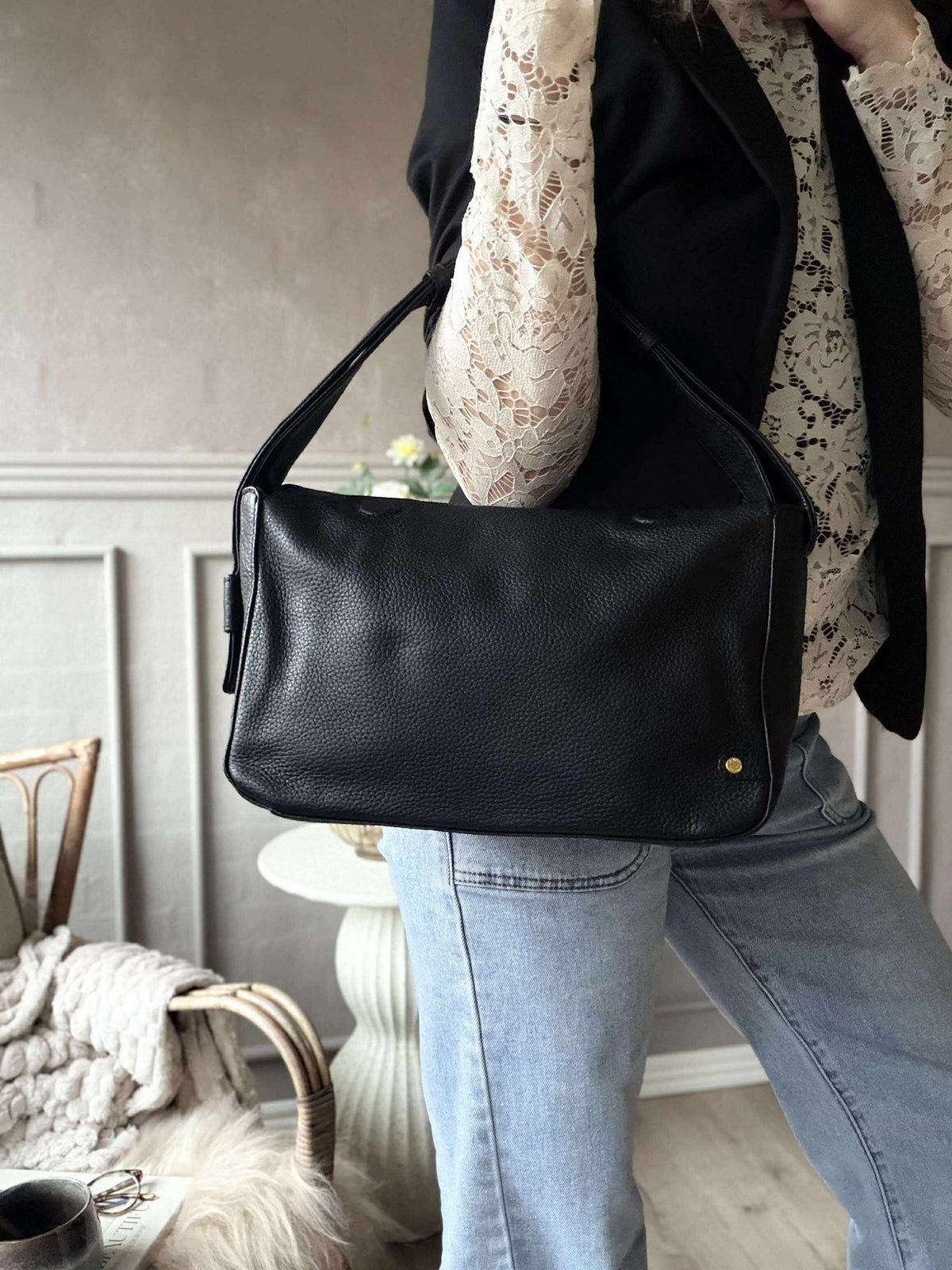 Schoudertas Dalia - Black