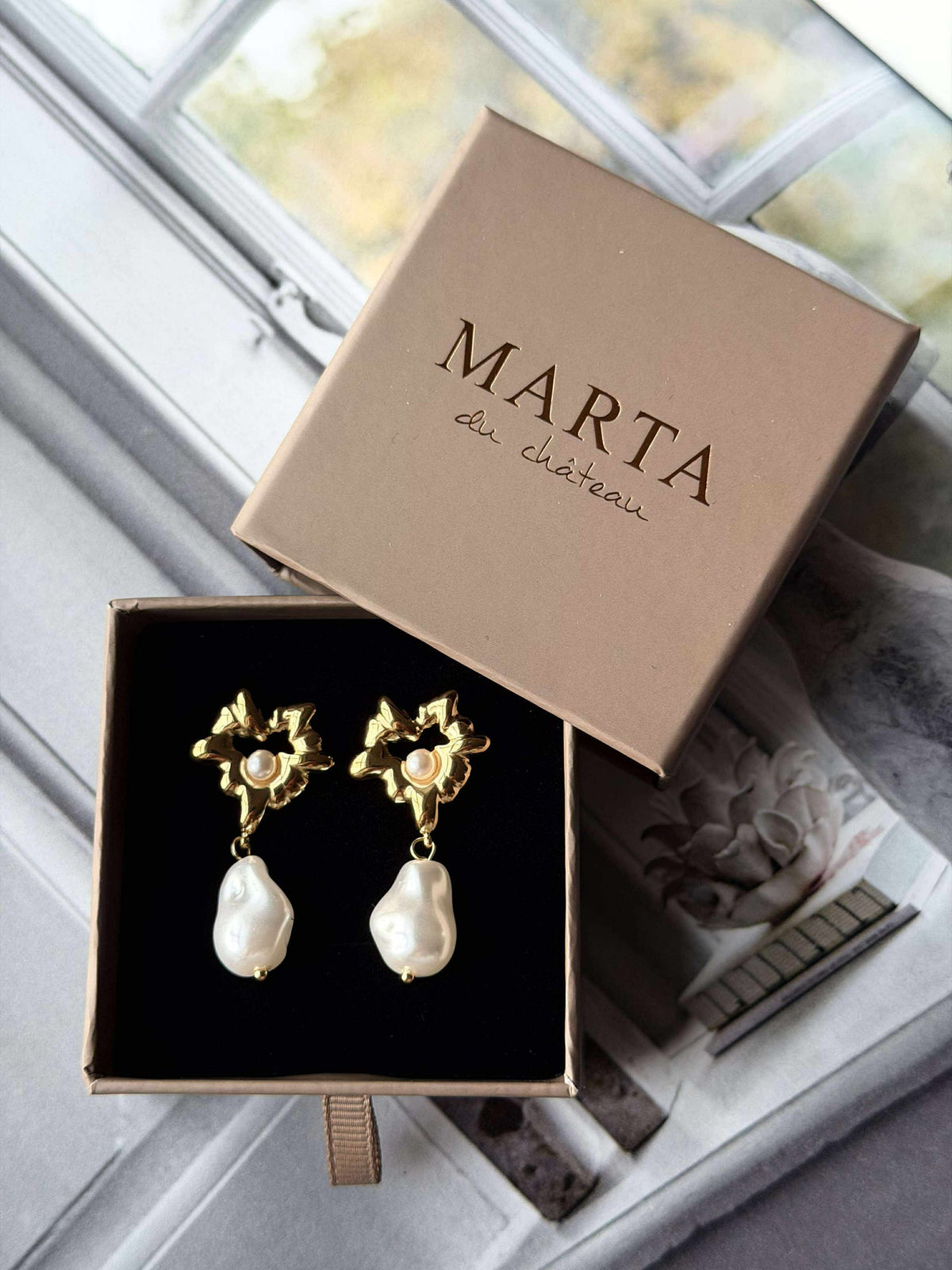 Oorbellen Misty 18K verguld