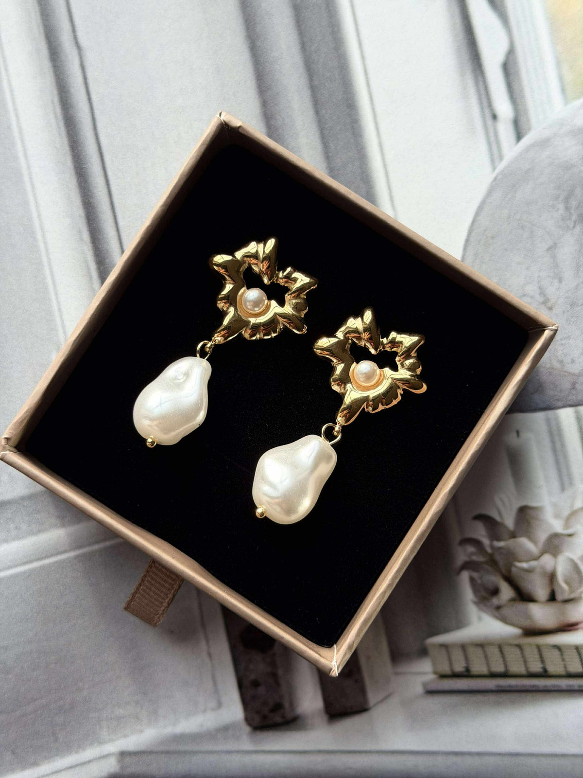 Oorbellen Misty 18K verguld