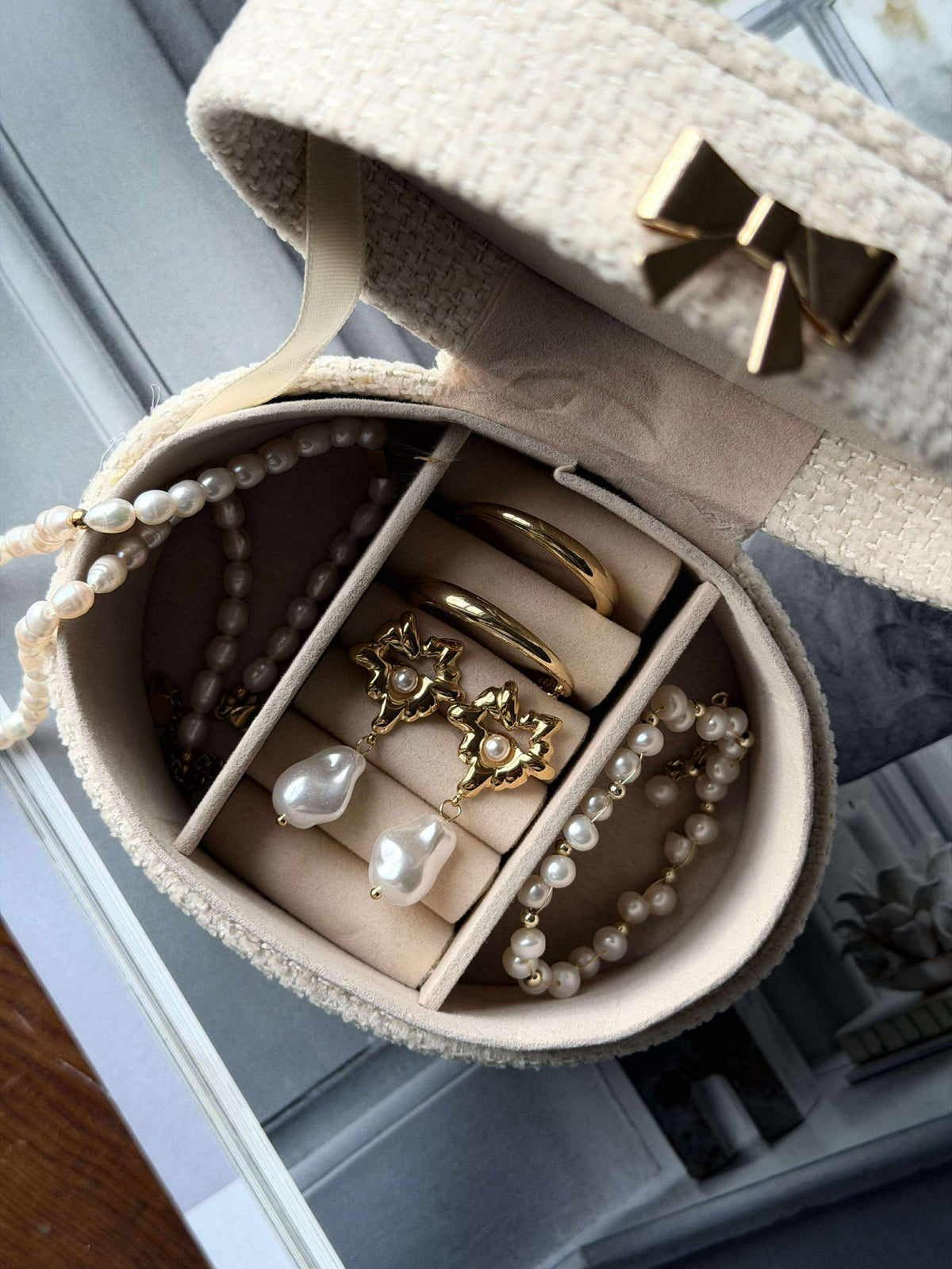 Oorbellen Misty 18K verguld