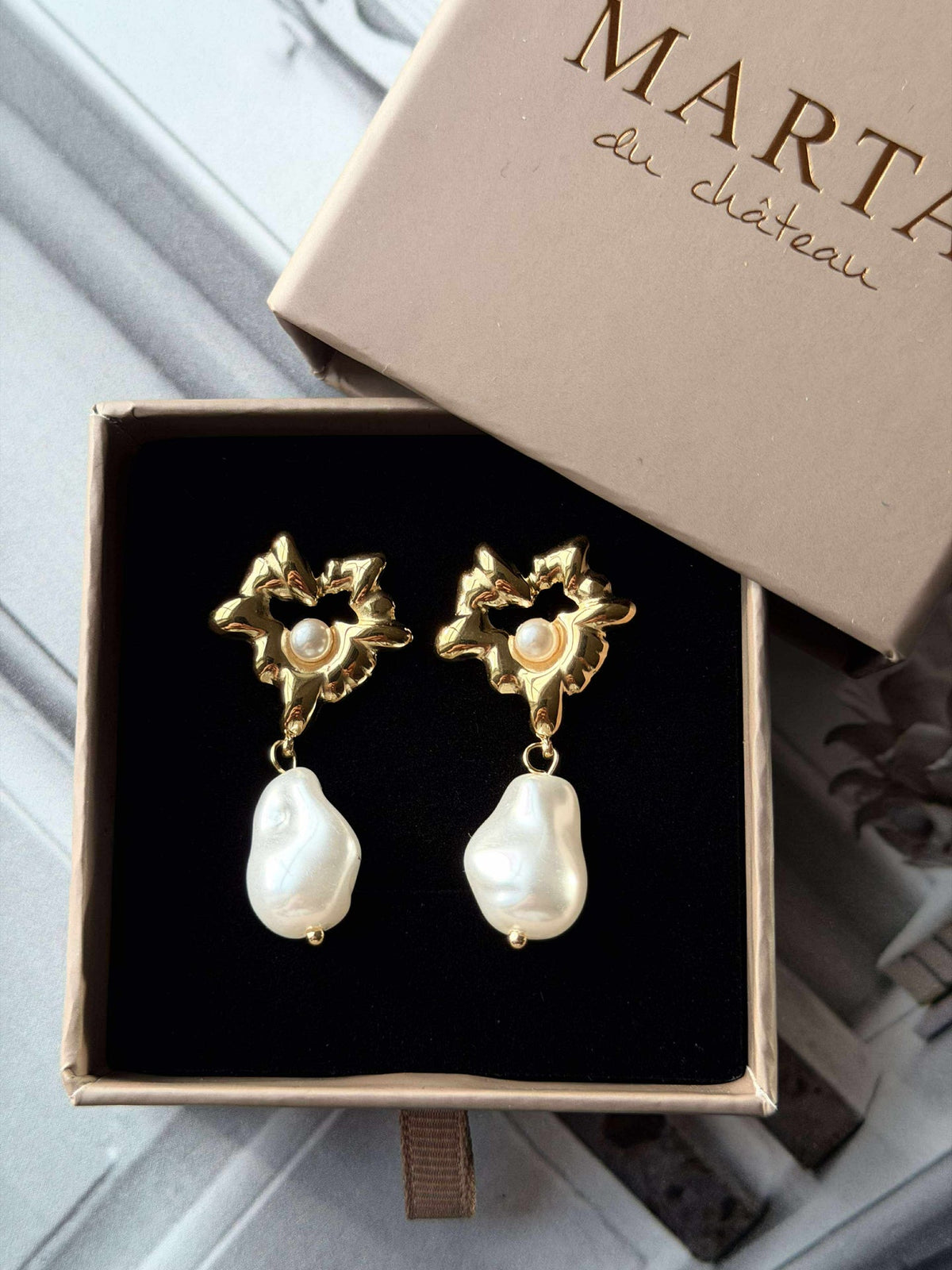 Oorbellen Misty 18K verguld