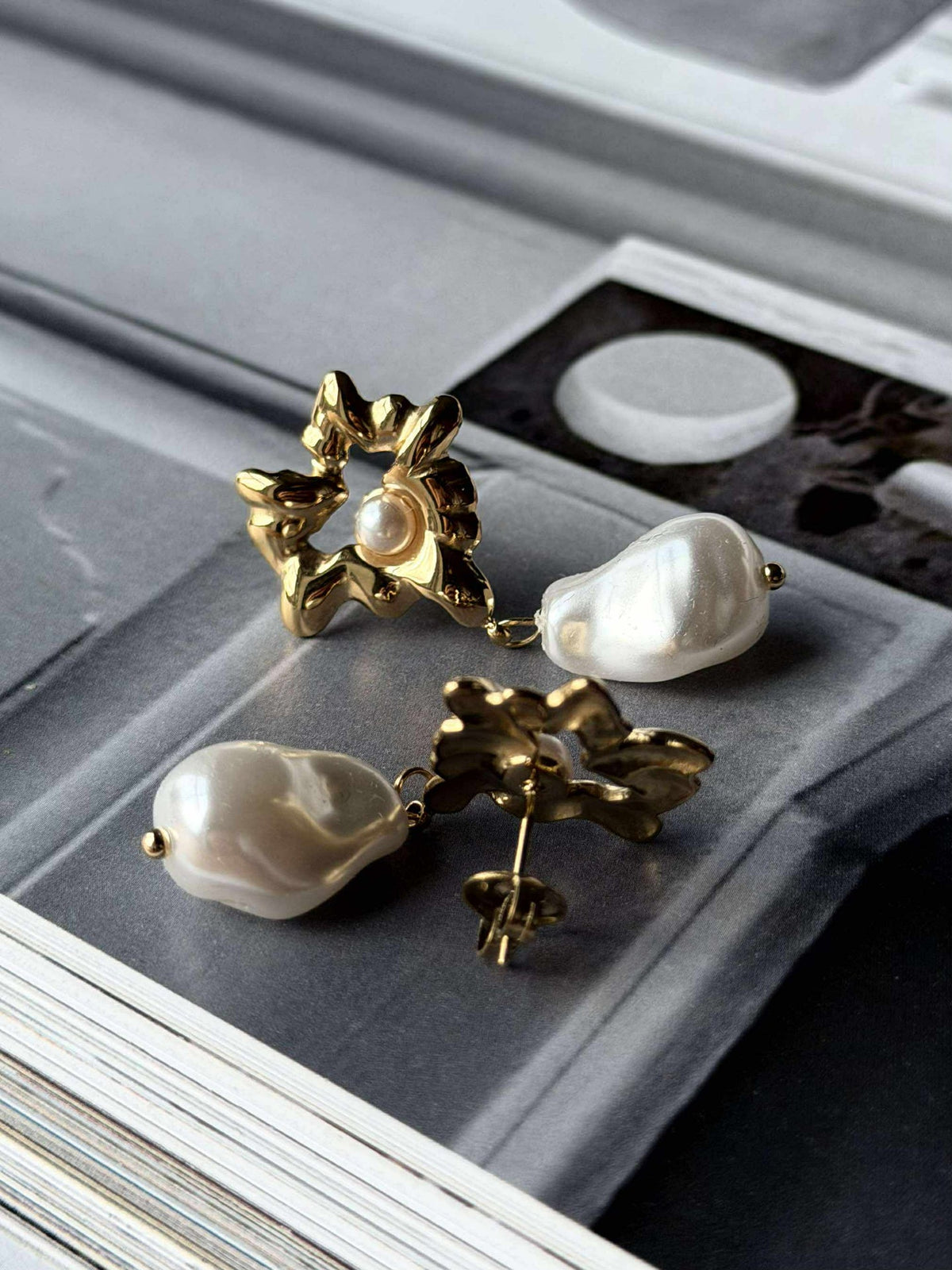 Oorbellen Misty 18K verguld