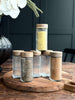 Kruidenpotjes met houten deksel - 6 stuks