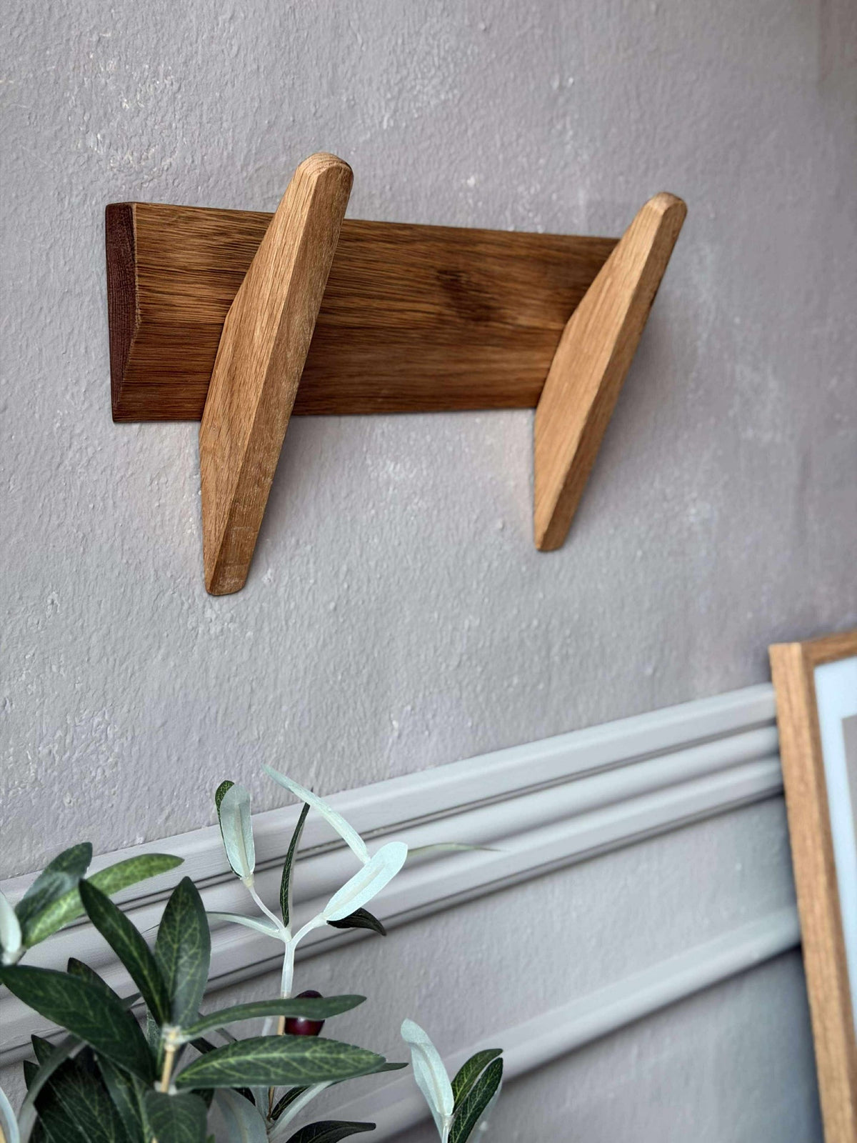 Kapstok - Eik 2 hooks
