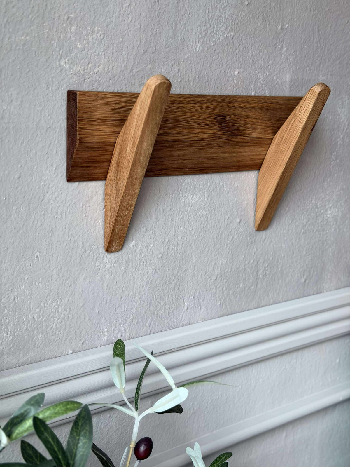 Kapstok - Eik 2 hooks