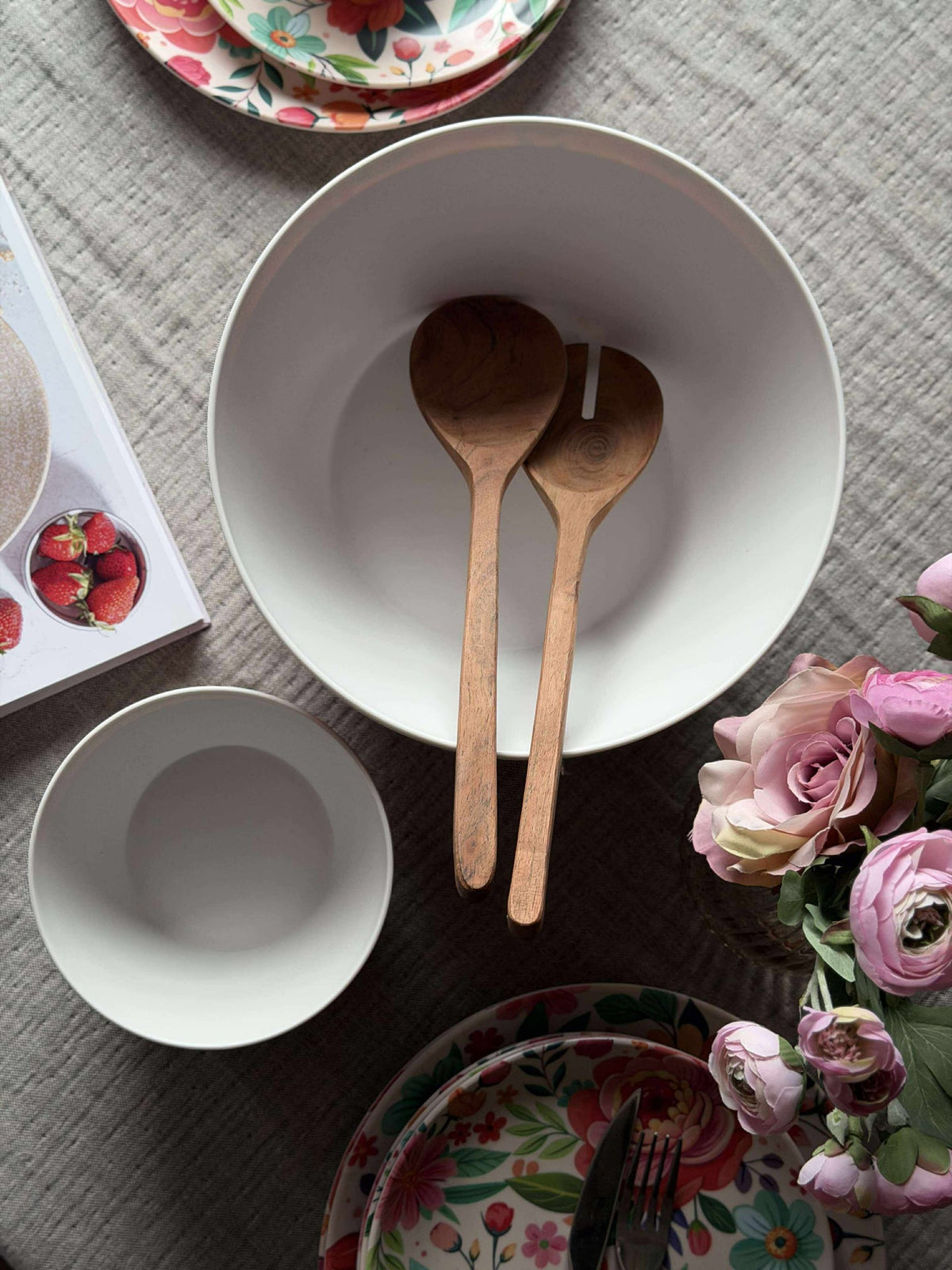 Kom flower melamine