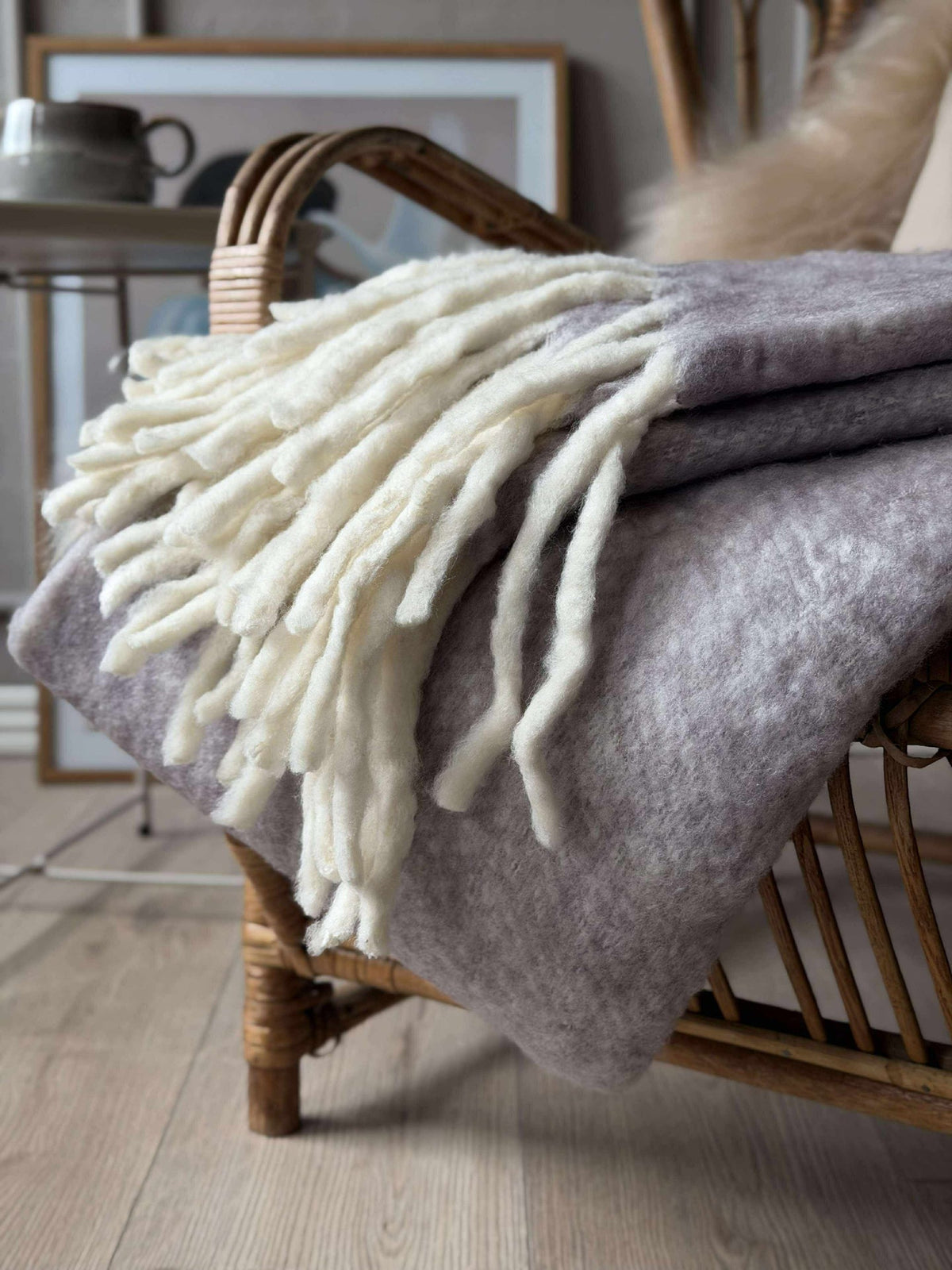 Heerlijke warme plaid – Lavendel