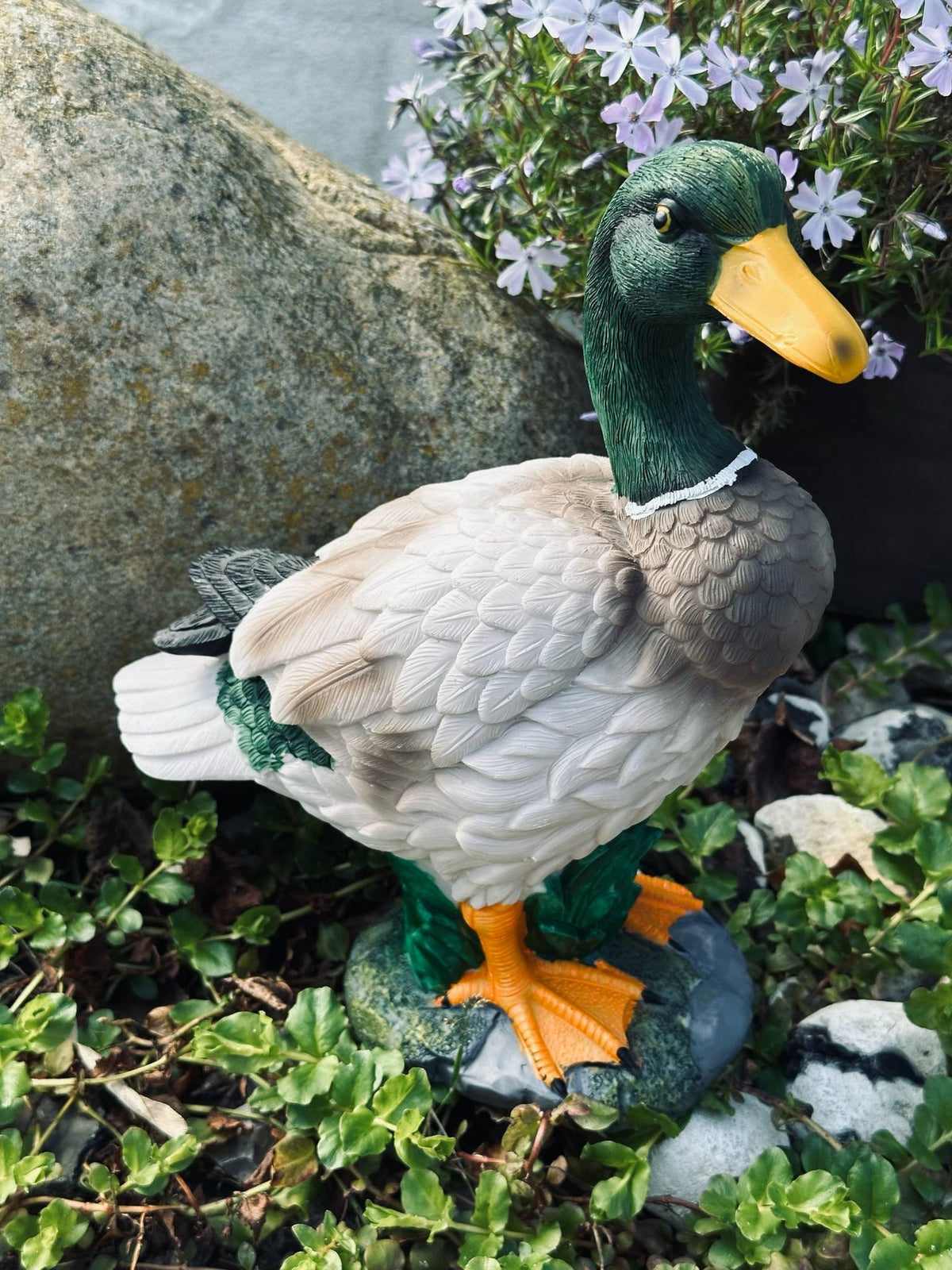 Tuinfiguur Eend - Groen