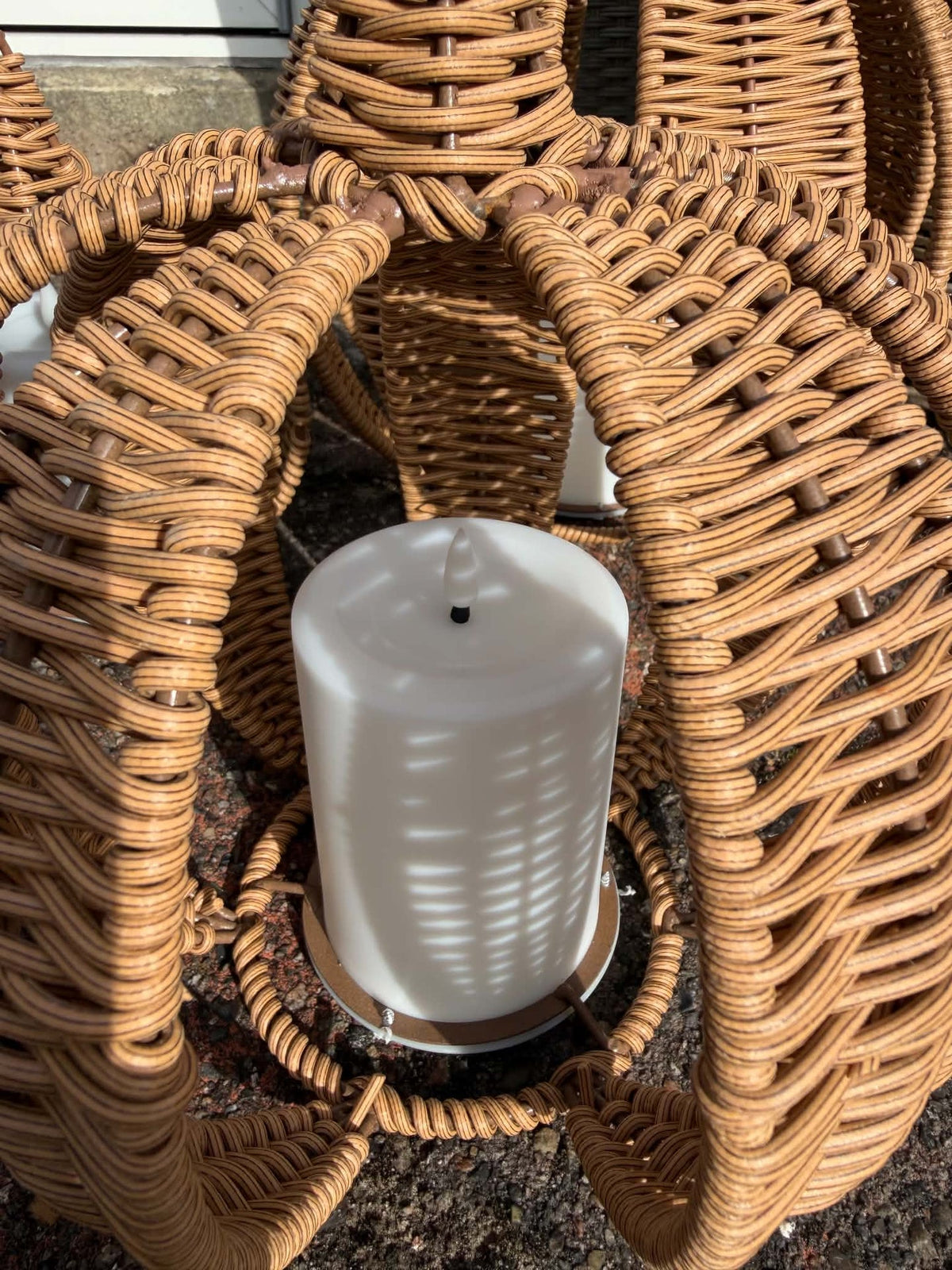Pompoen- Polyrattan
