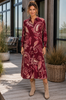 Jurk Moss Bordeaux