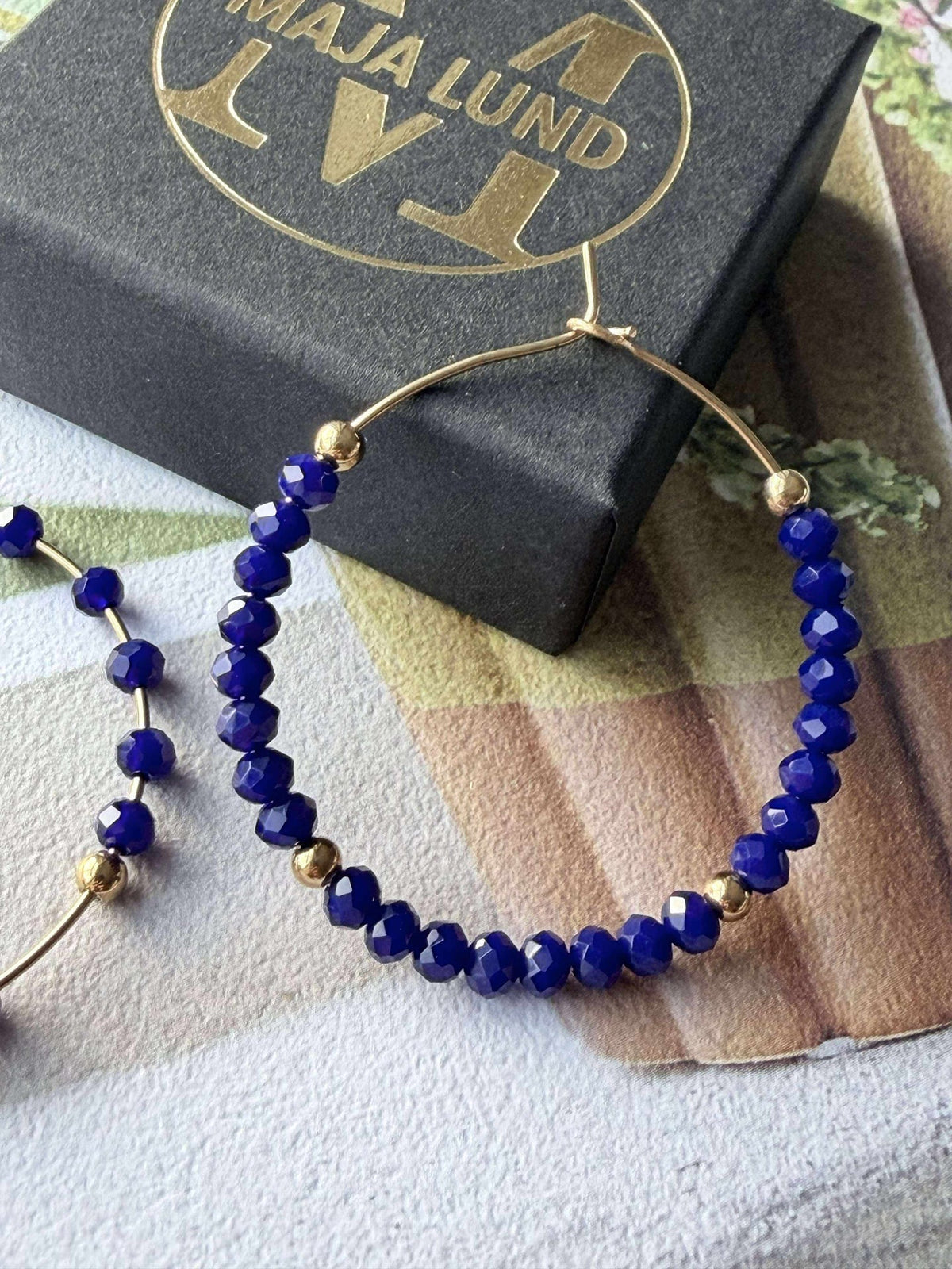 Oorbellen Merle – Royal Blue