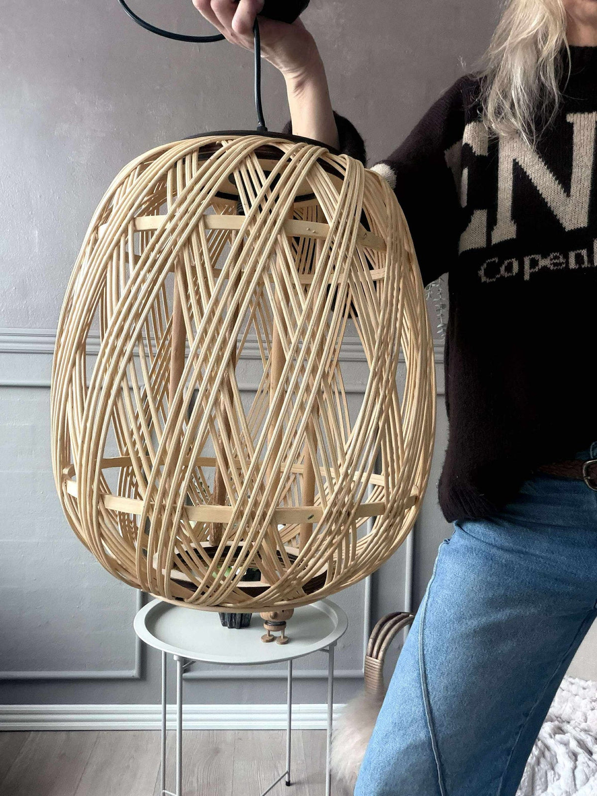 Lamp Rattan - Dia 35 cm