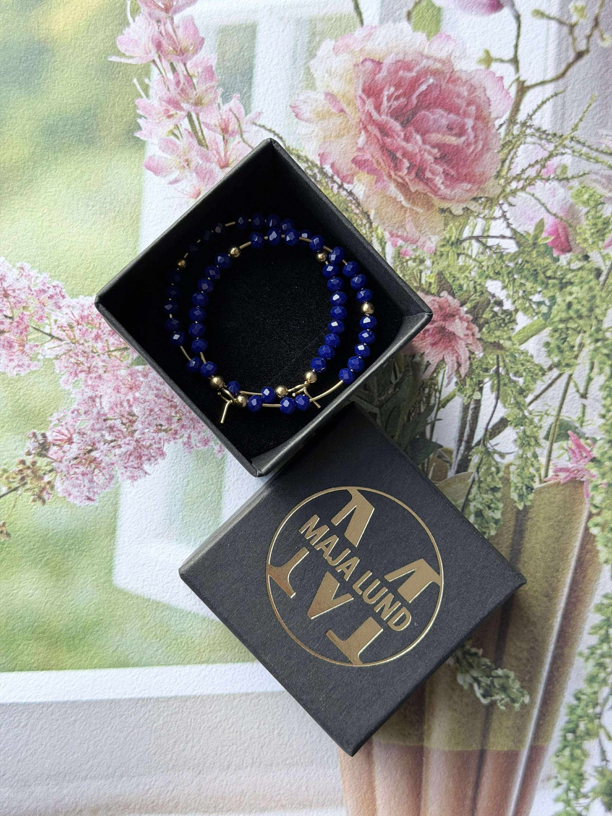 Oorbellen Merle – Royal Blue