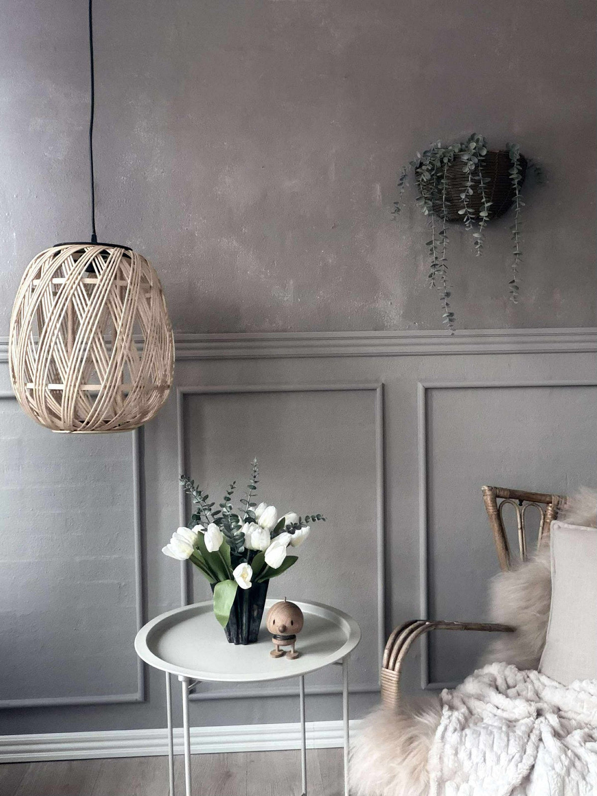 Lamp Rattan - Dia 35 cm