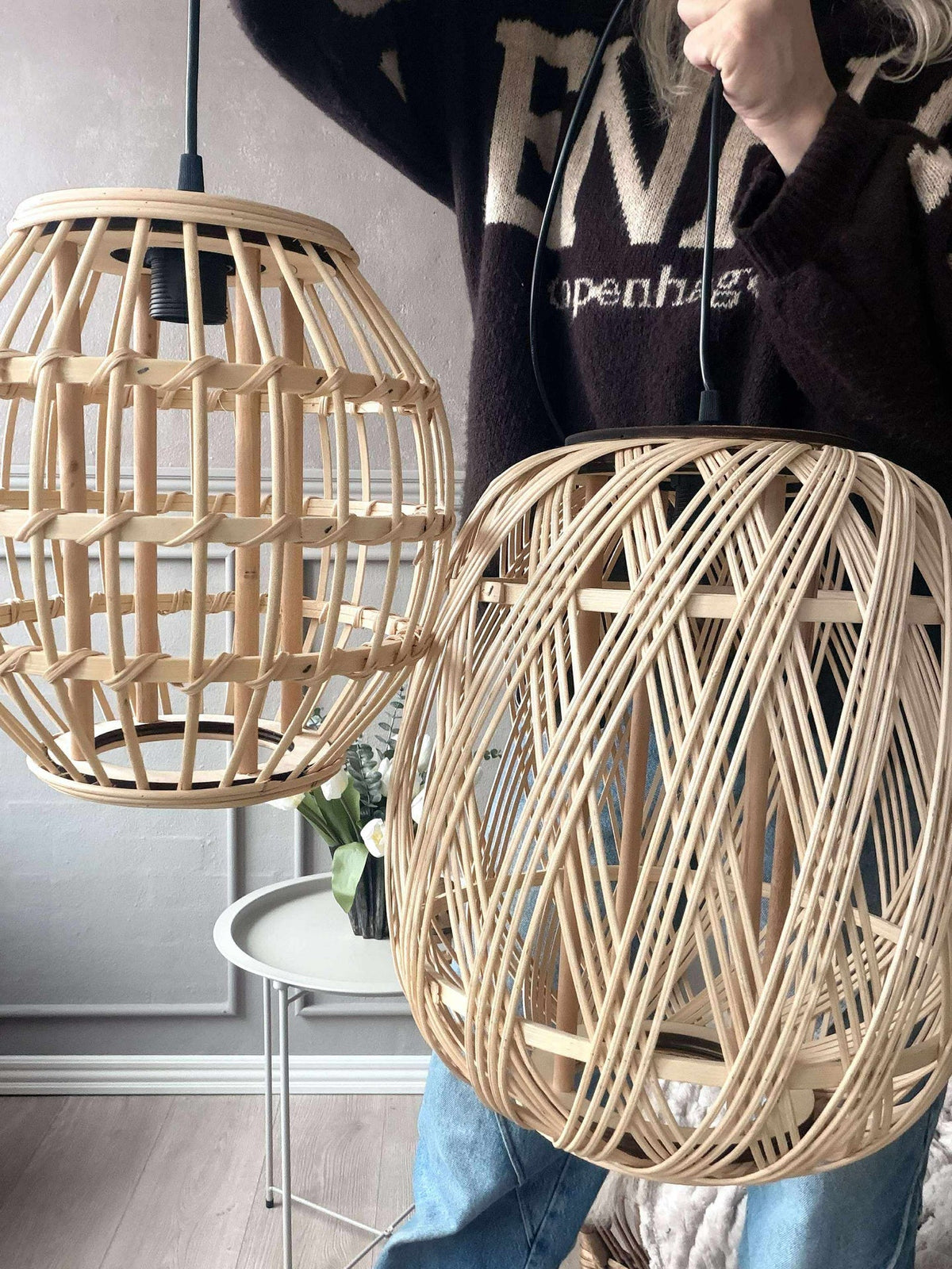 Lamp Bamboe - Ø 28 cm