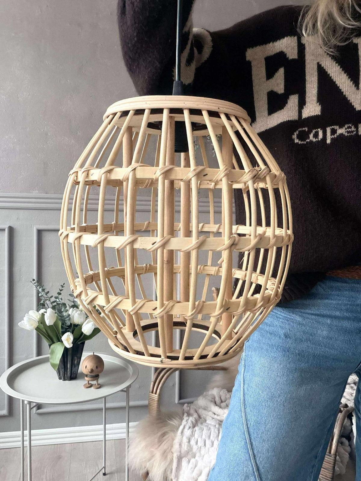 Lamp Bamboe - Ø 28 cm