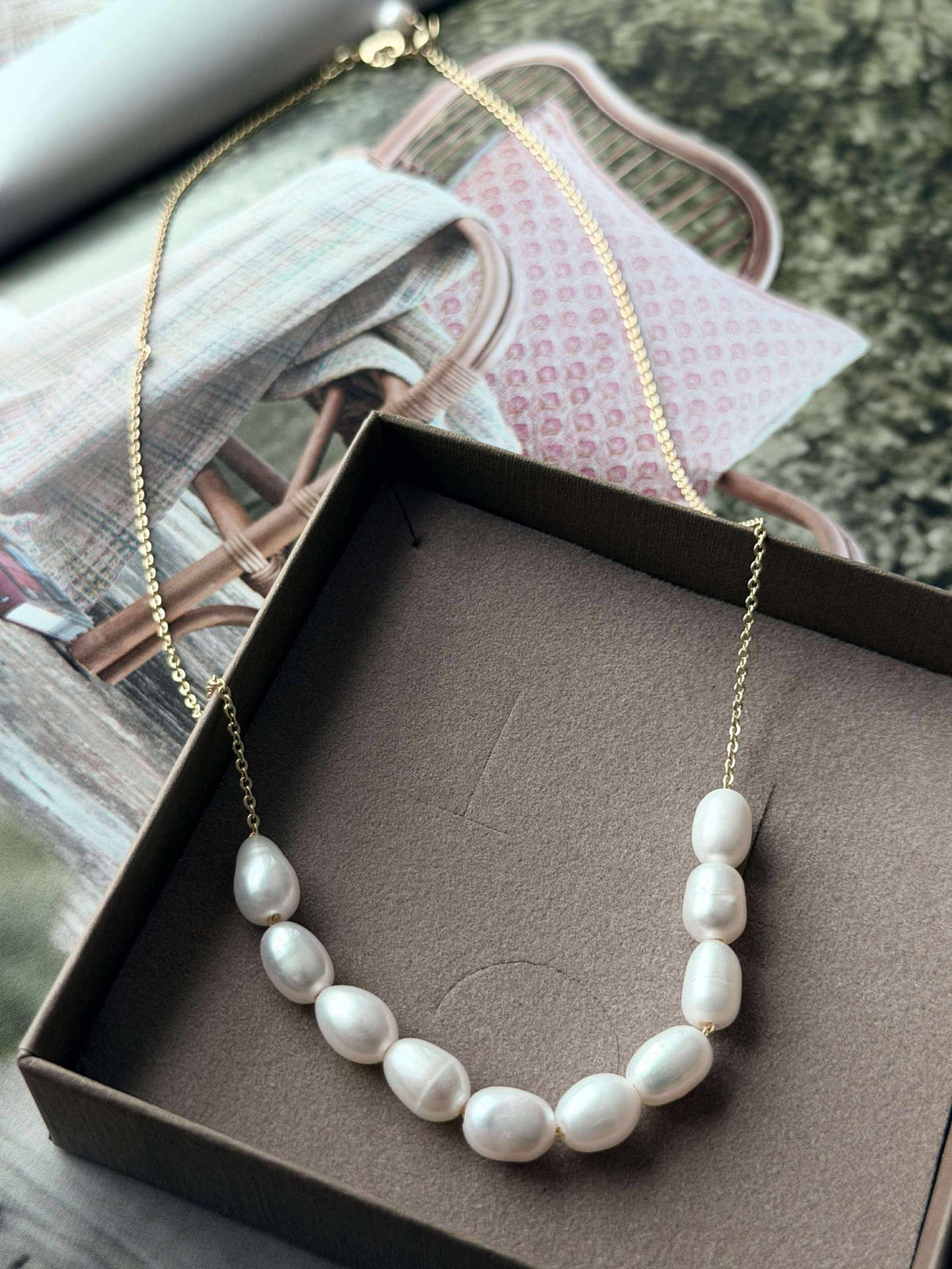 Ketting Sophia - met zoetwaterparels