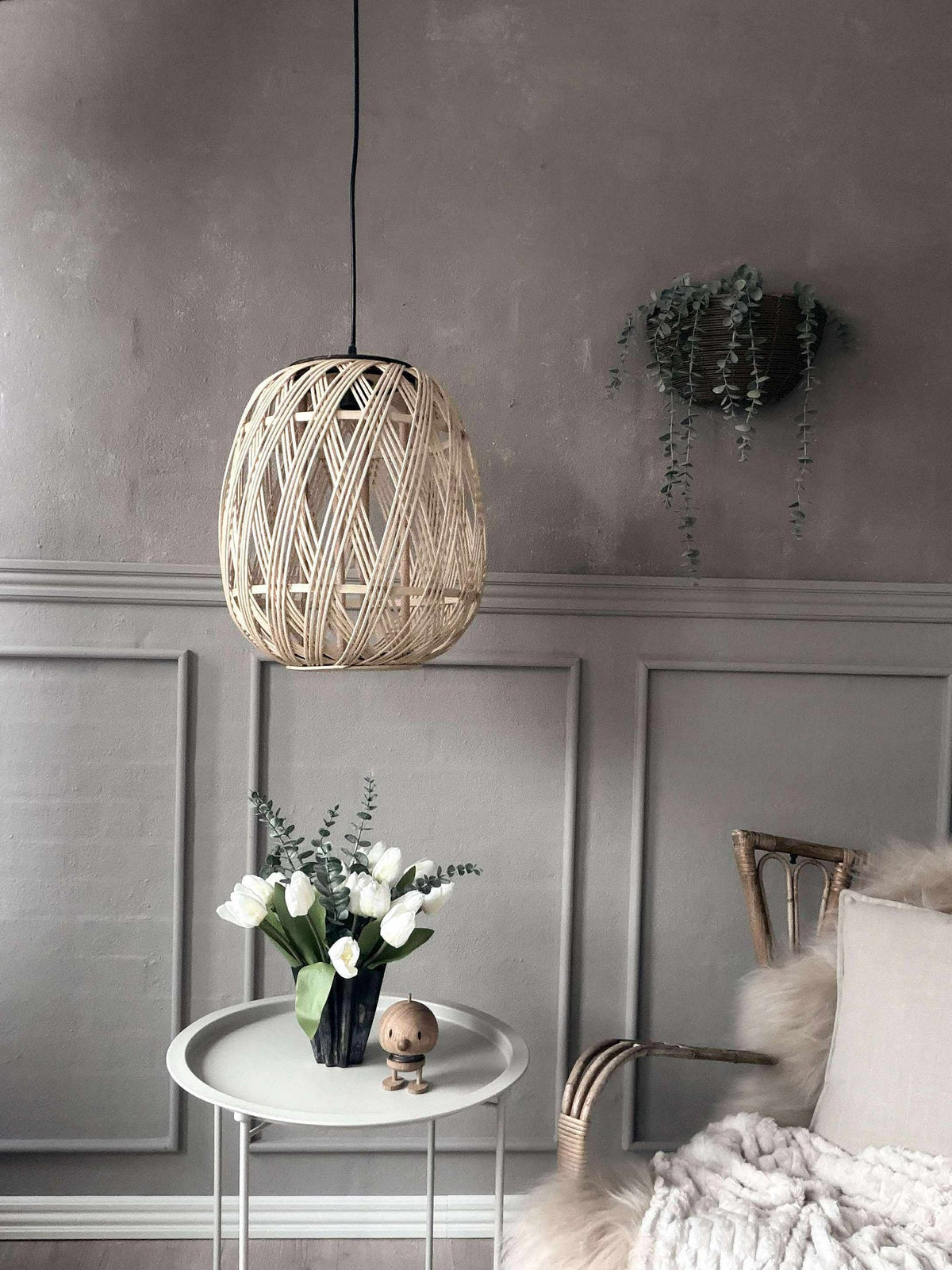 Lamp Rattan - Dia 35 cm