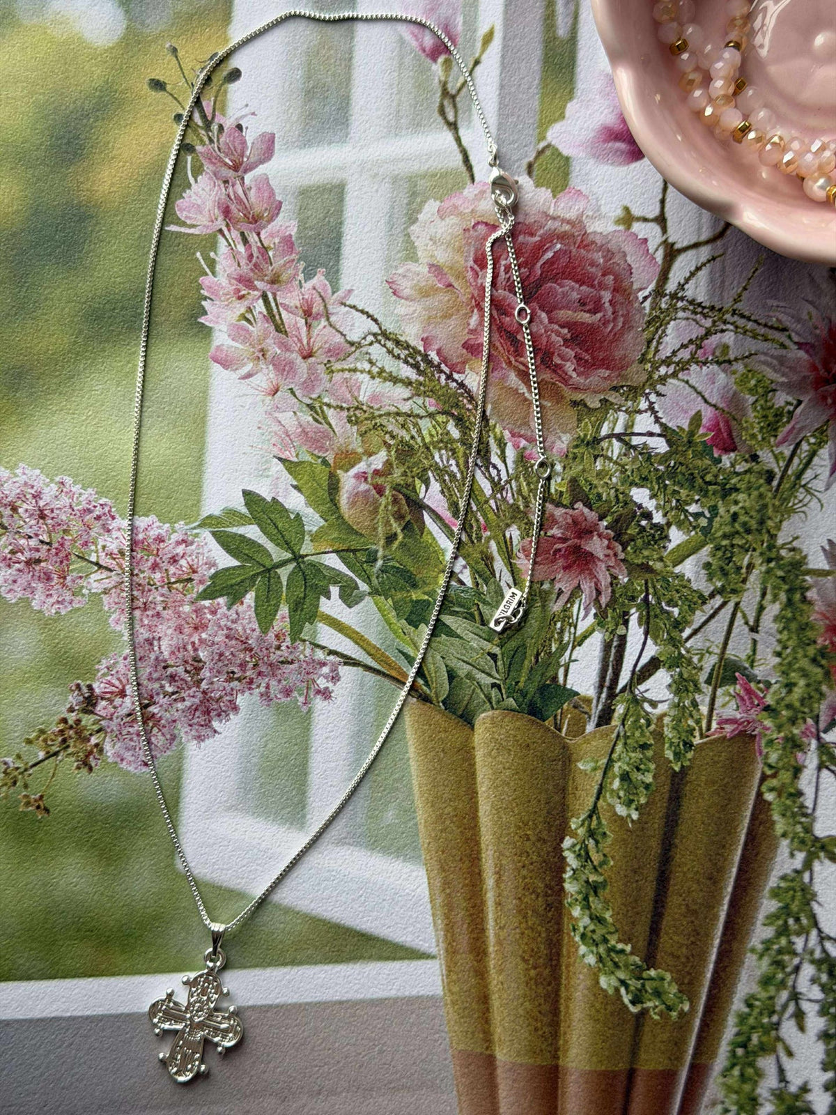 DAGMAR halsketting verzilverd