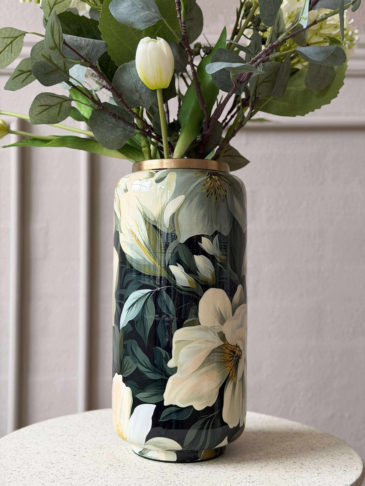 Vaas - Bloemenprint 30 cm
