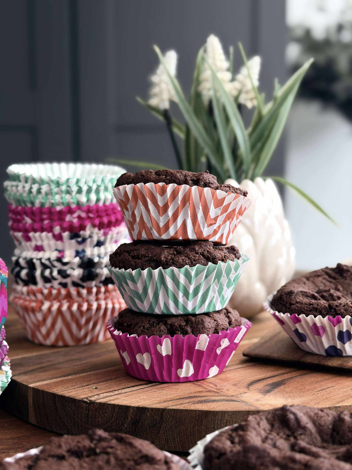 Muffinvormpjes 60 st - Color mix