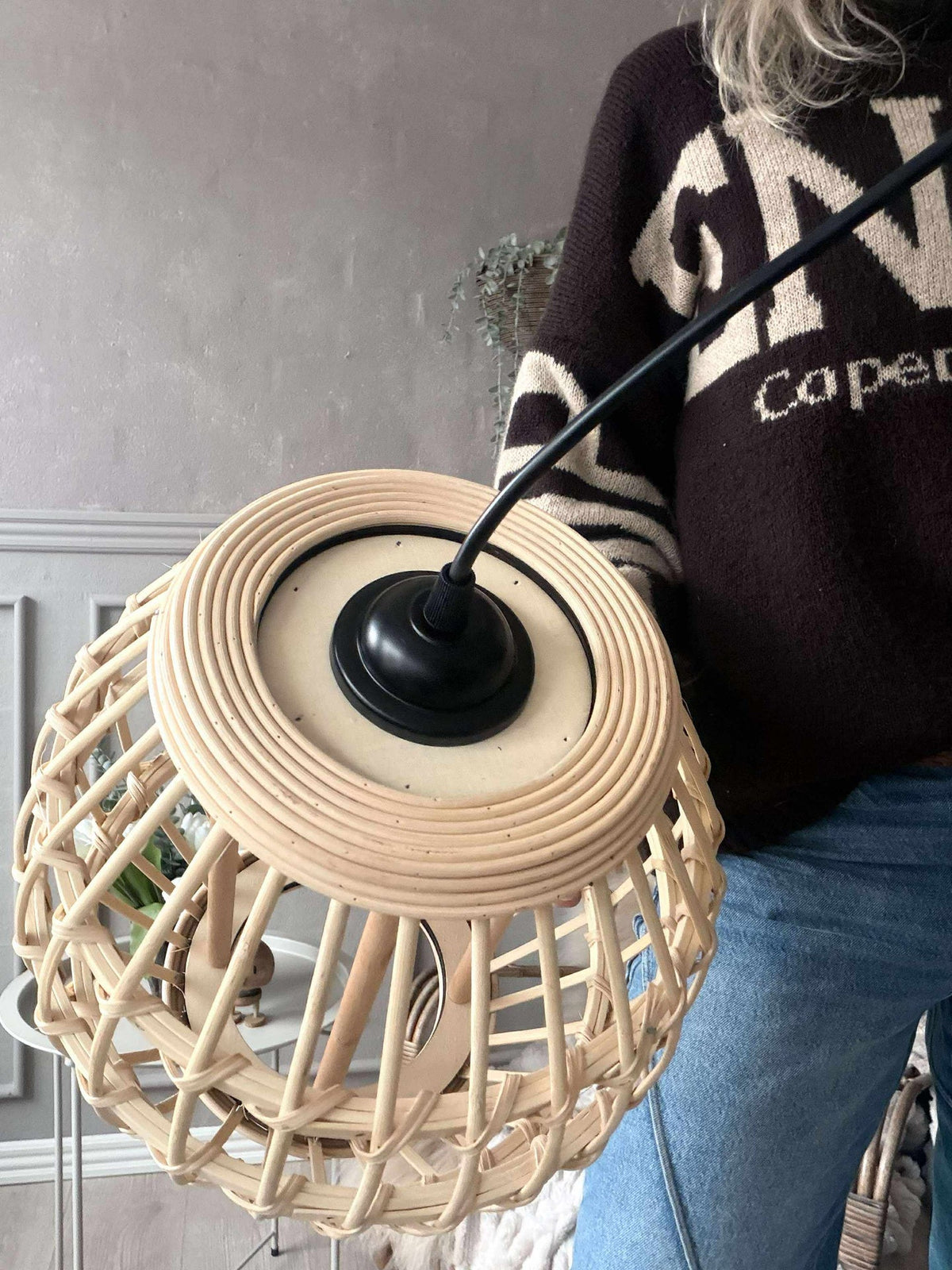 Lamp Bamboe - Ø 28 cm