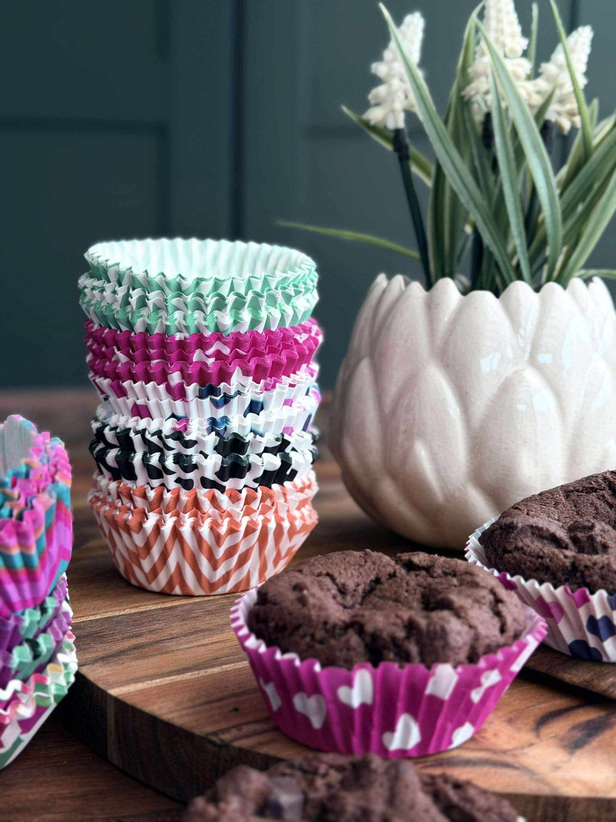 Muffinvormpjes 60 st - Color mix