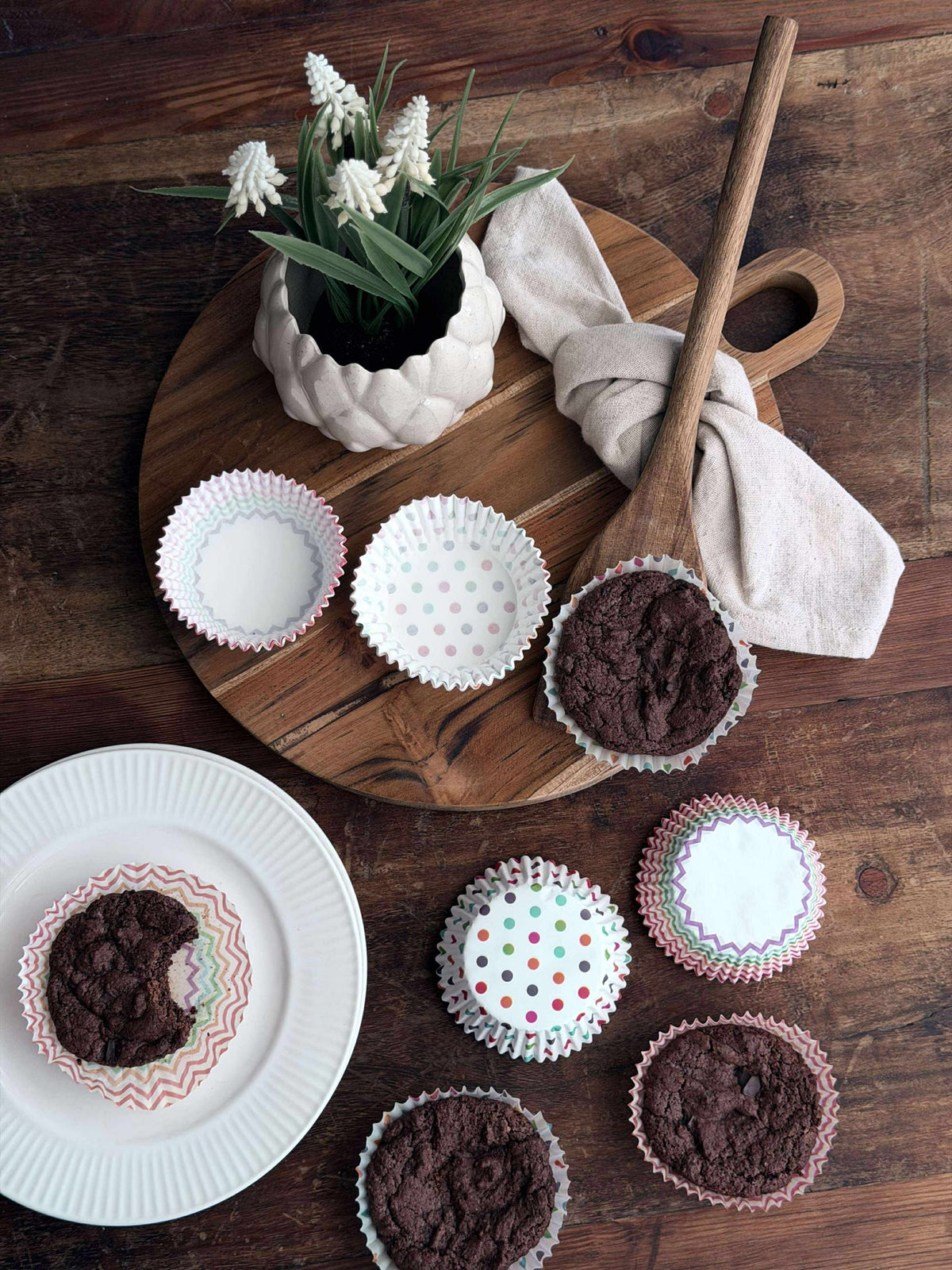 Muffinvormpjes 60 stuks - Colormix