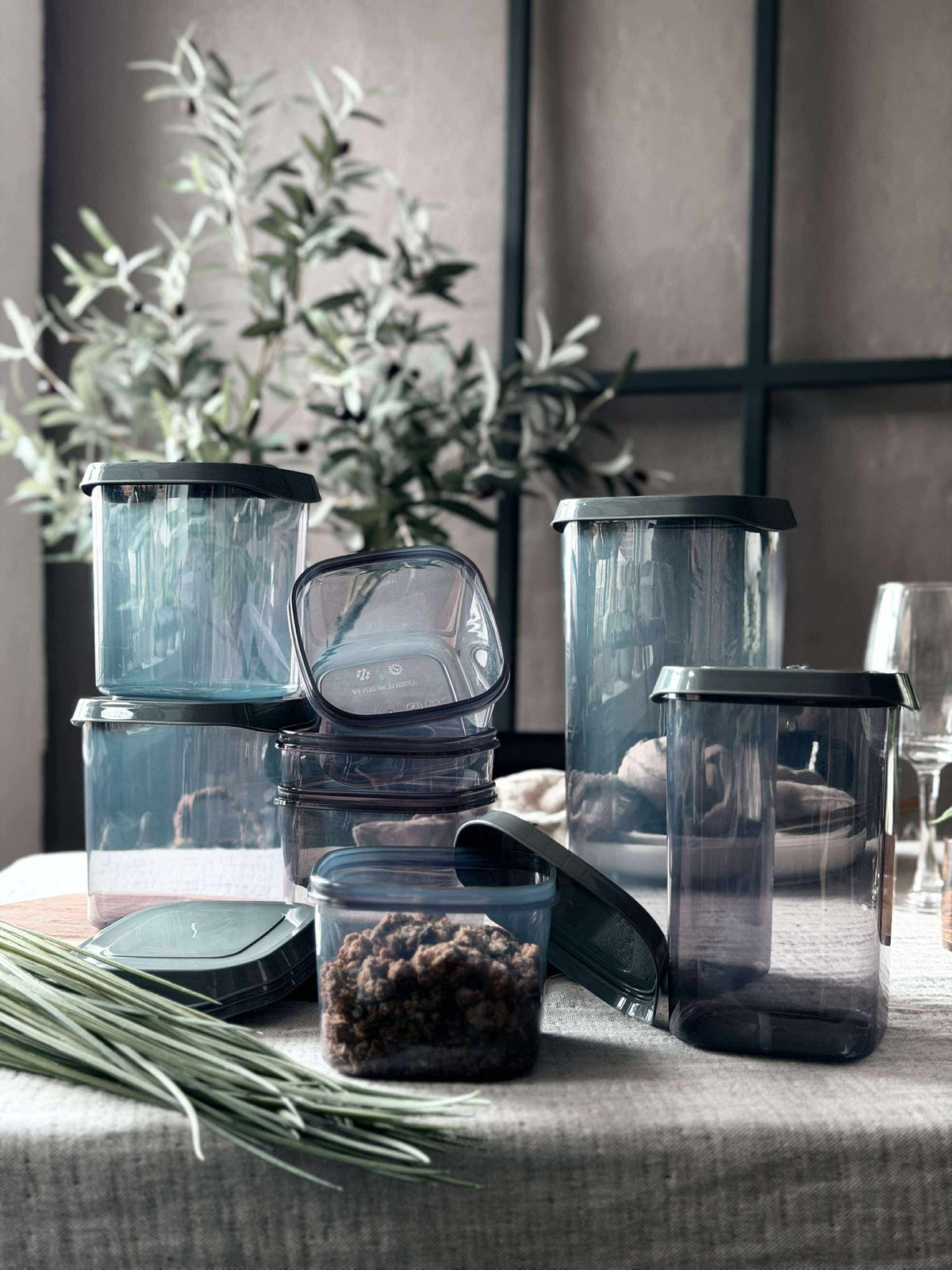 Opbergdozen – Set met 8 stuks