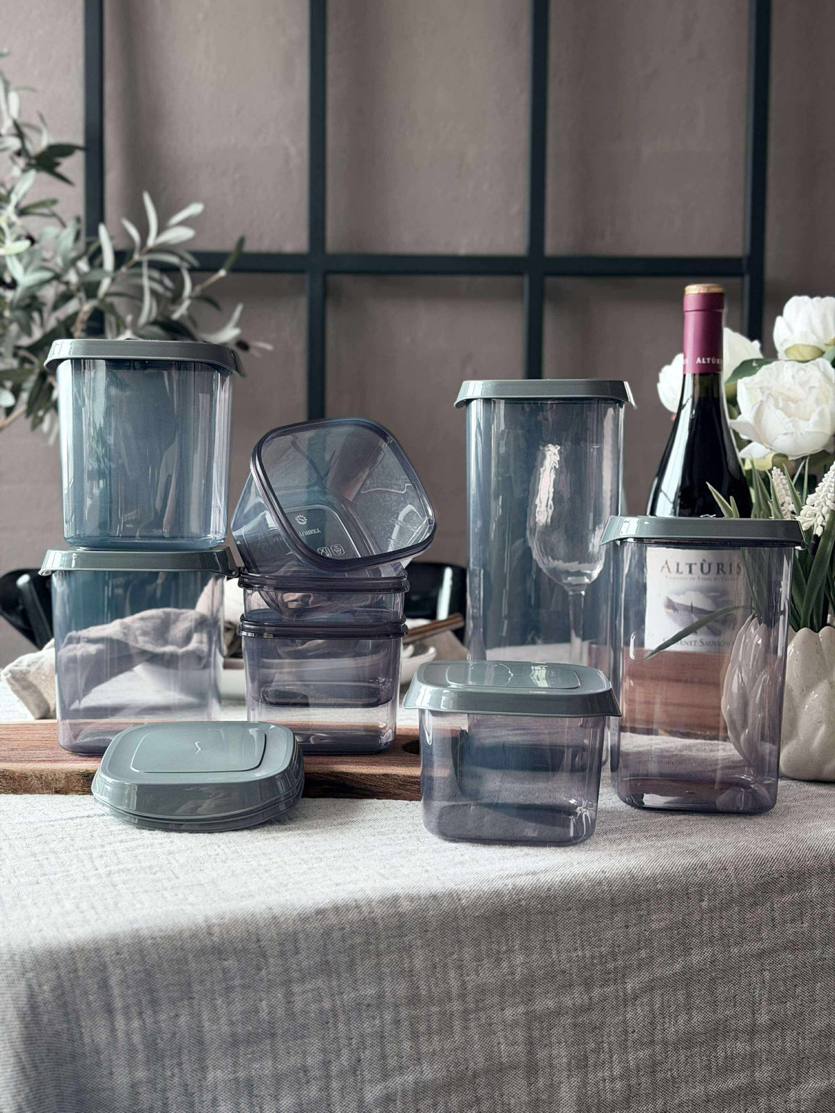 Opbergdozen – Set met 8 stuks