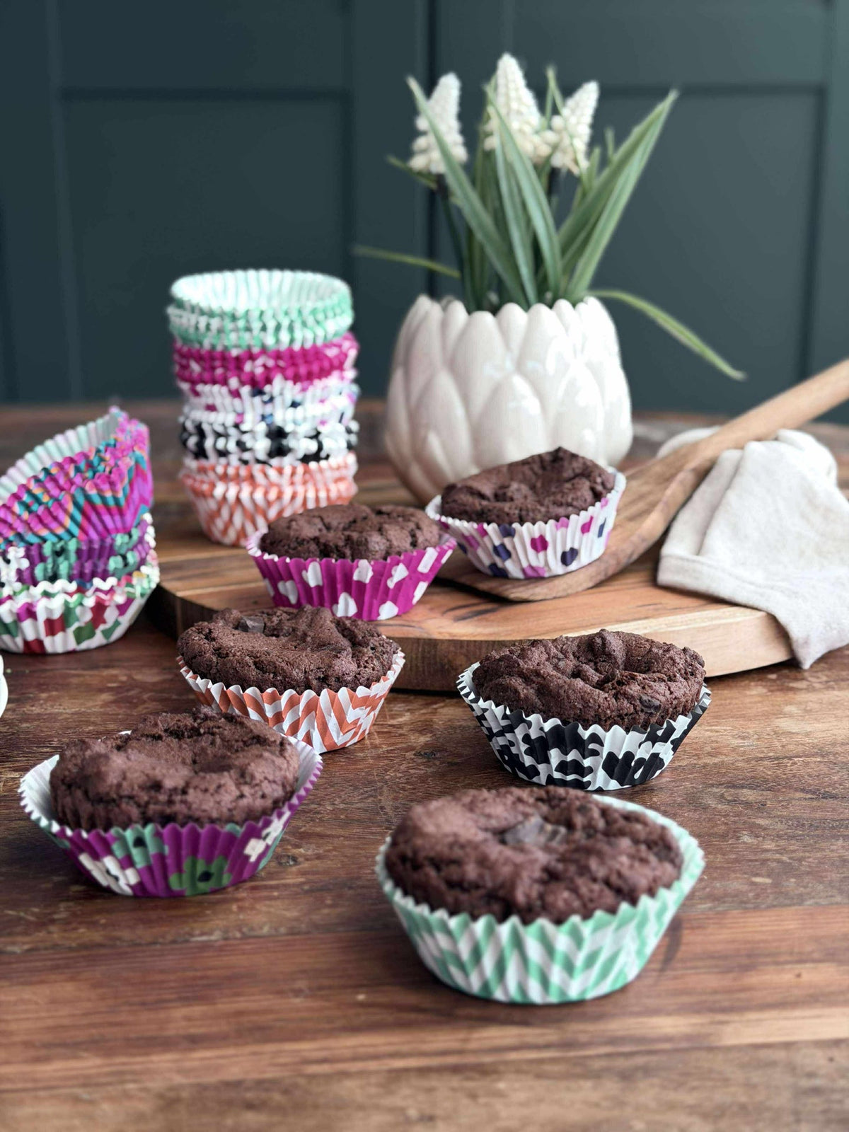 Muffinvormpjes 60 st - Color mix