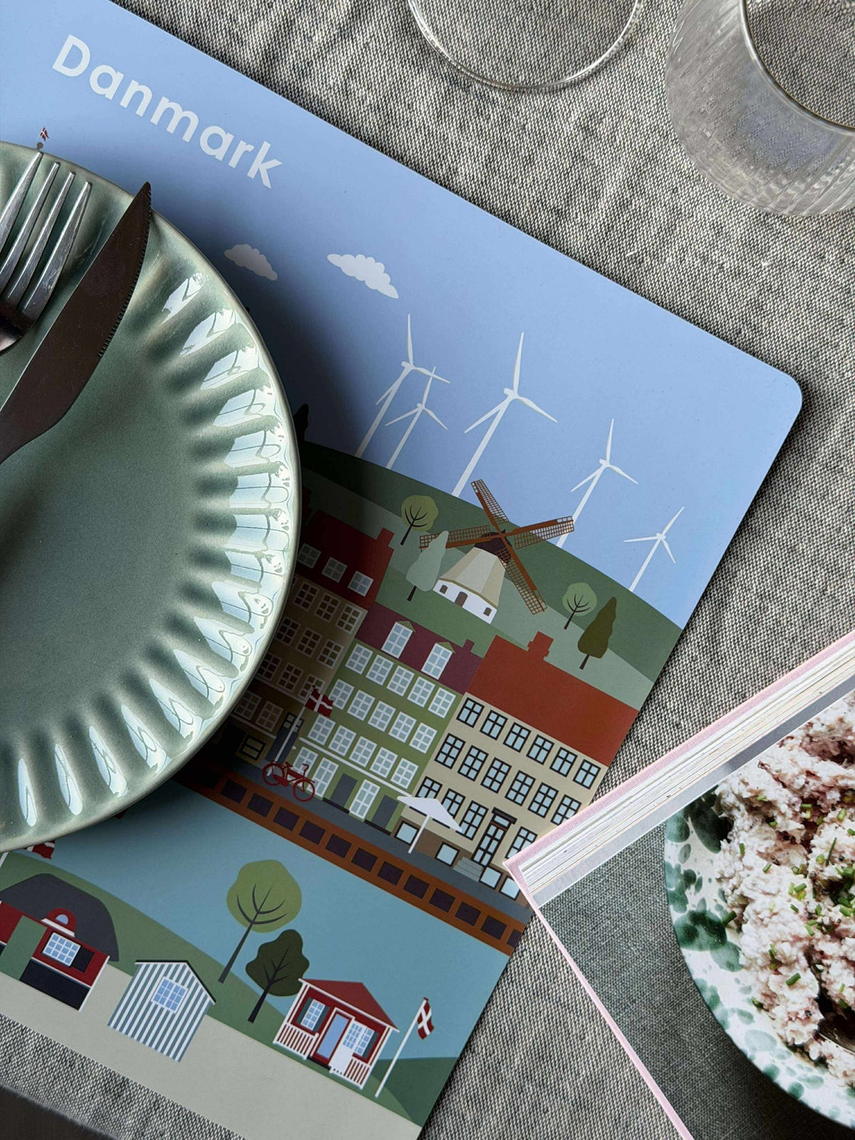 Placemats 4 st. - Wonderful Denmark