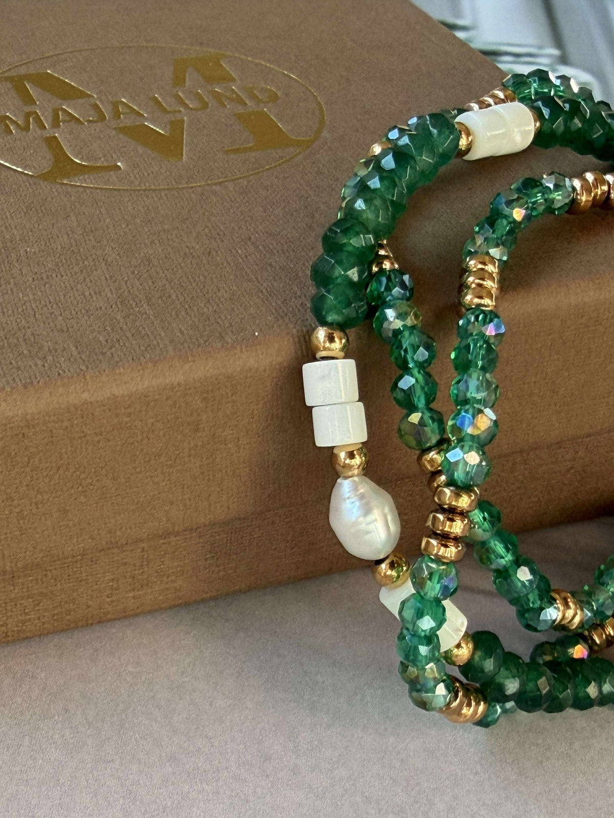 Armband Sarabella Emerald – Set van 3 stuks