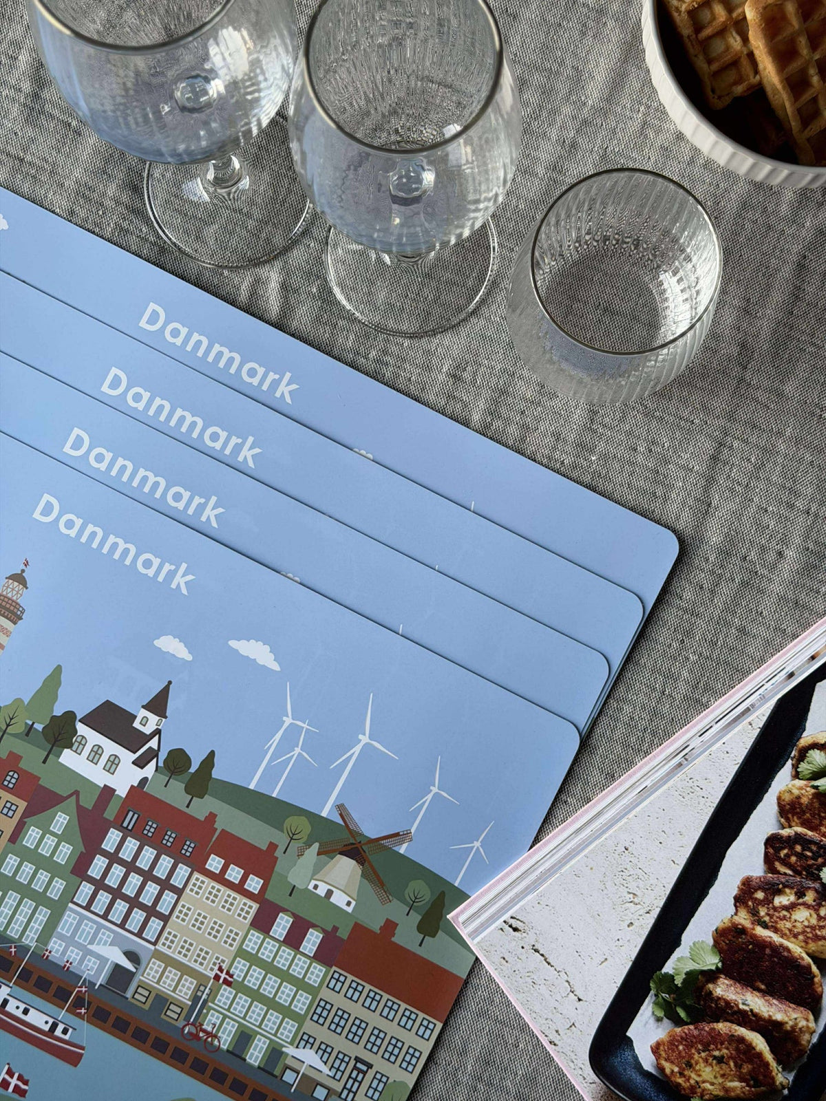 Placemats 4 st. - Wonderful Denmark