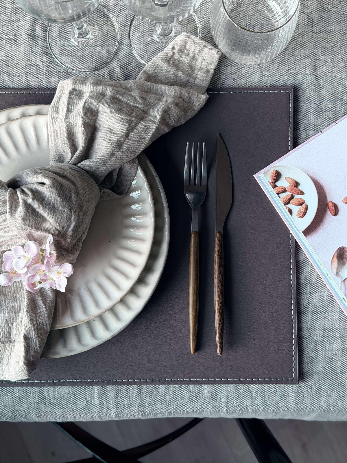 Placemat Warm grijs