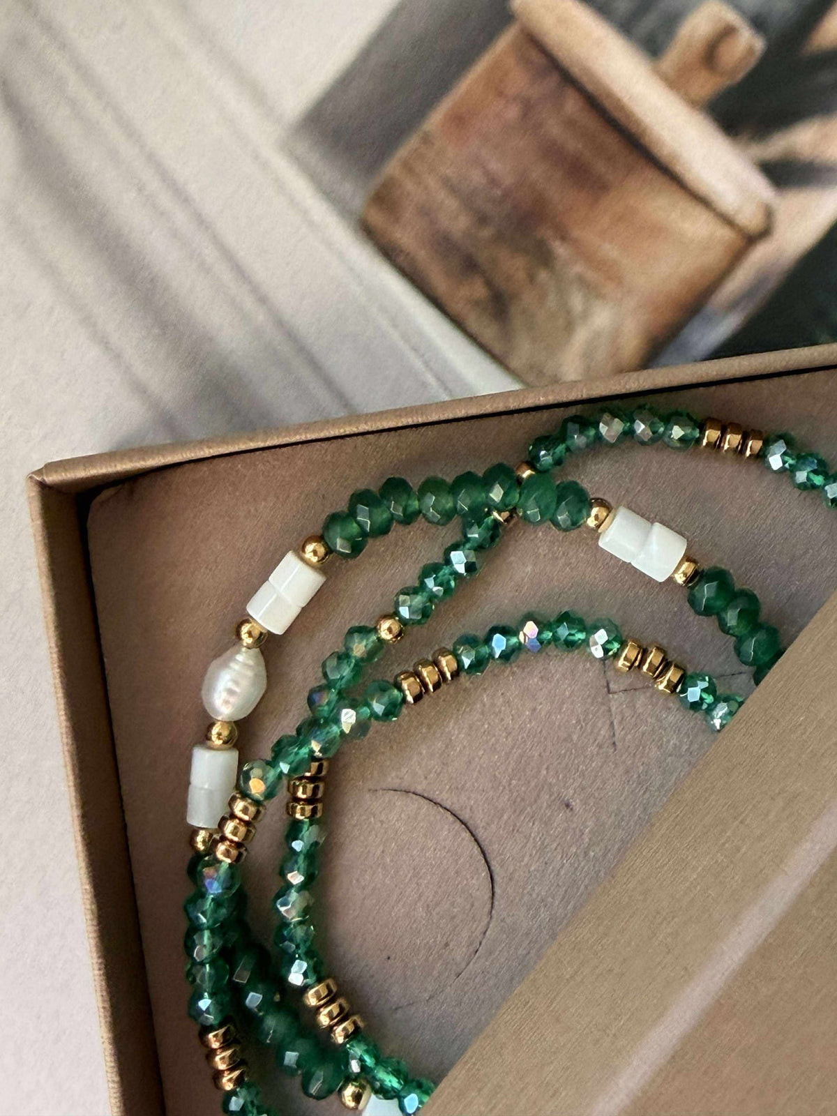 Armband Sarabella Emerald – Set van 3 stuks