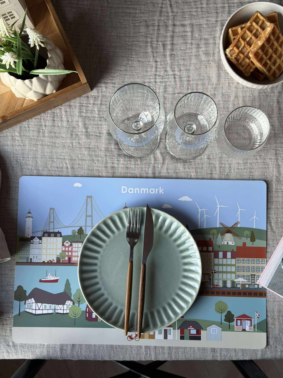 Placemats 4 st. - Wonderful Denmark