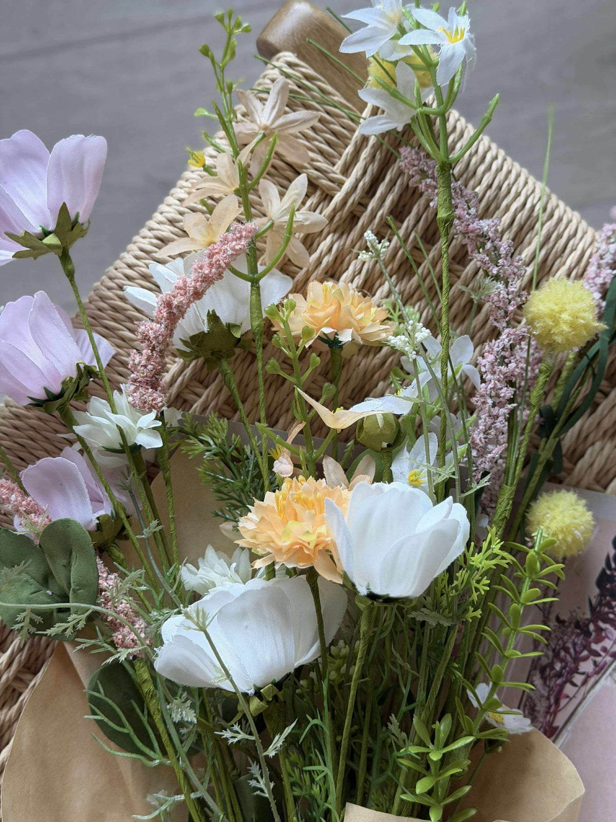 Boeket Wit / Roze - WILD FLORA