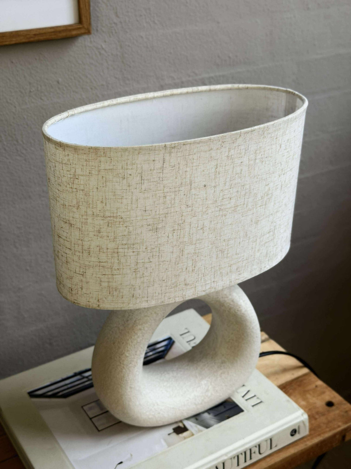 Tafellamp STONEWARE - Licht Naturel