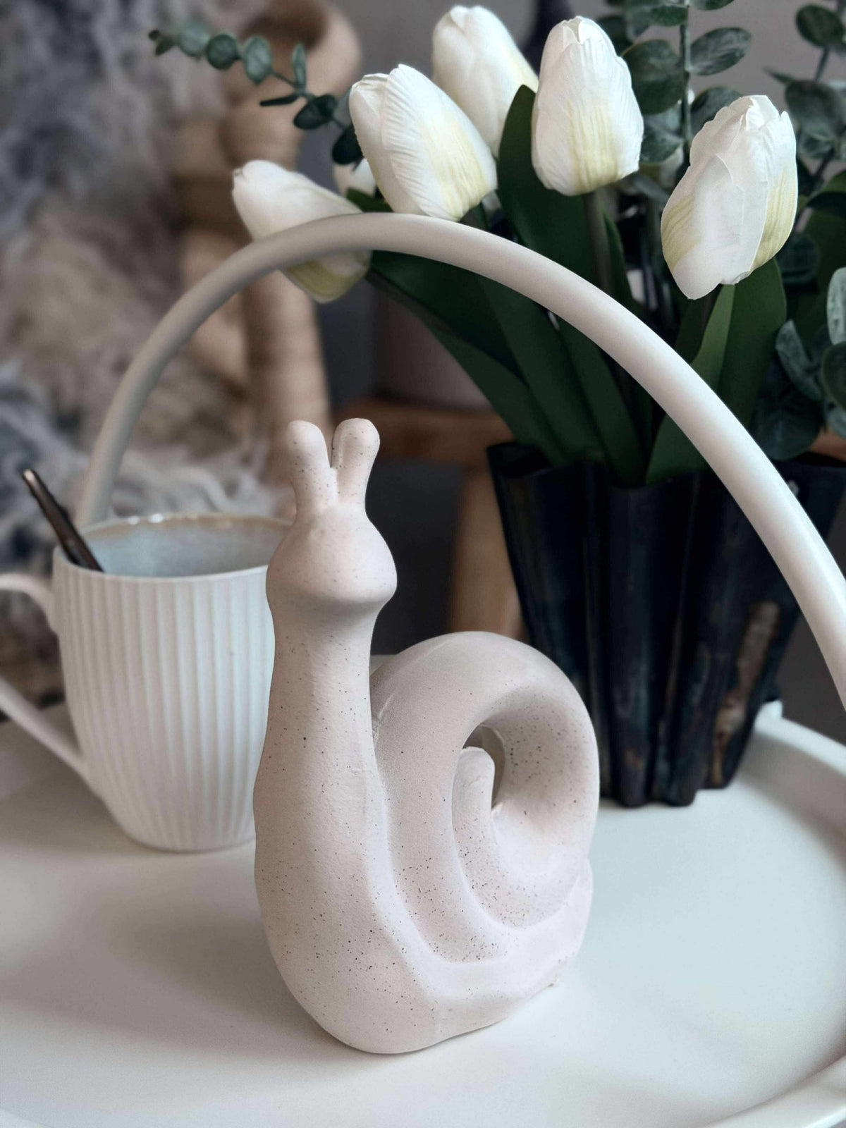Deco slak - Wit of beige