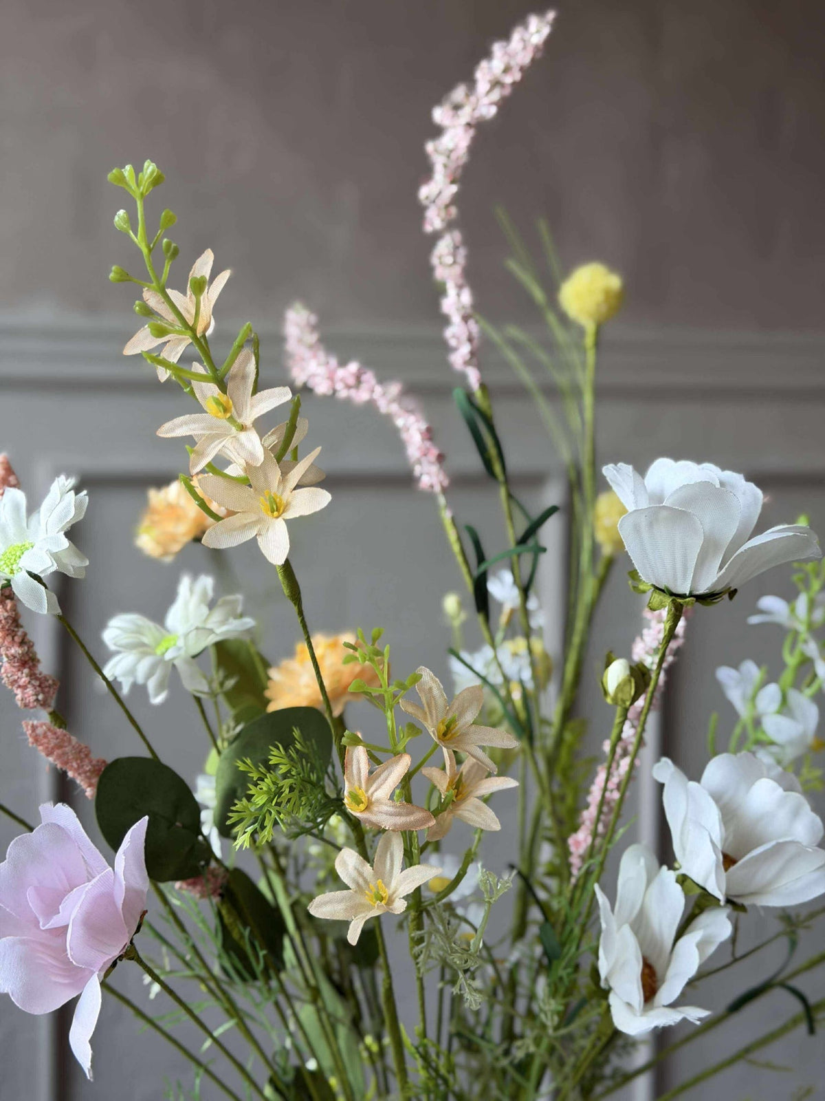 Boeket Wit / Roze - WILD FLORA