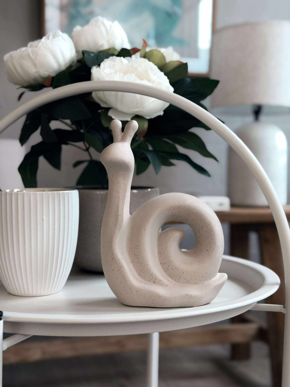 Deco slak - Wit of beige