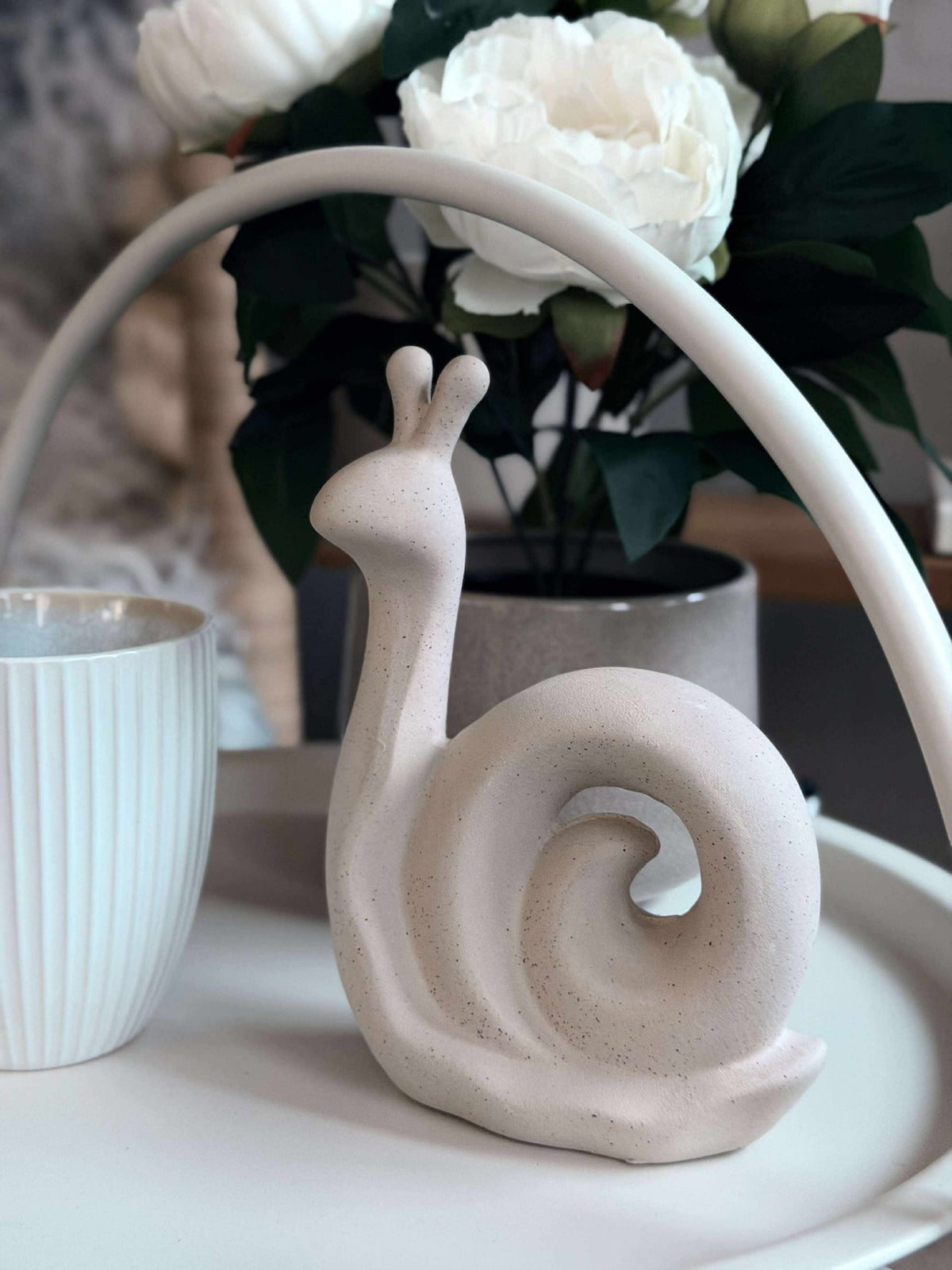Deco slak - Wit of beige