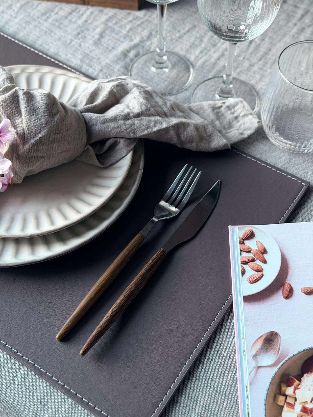 Placemat Warm grijs