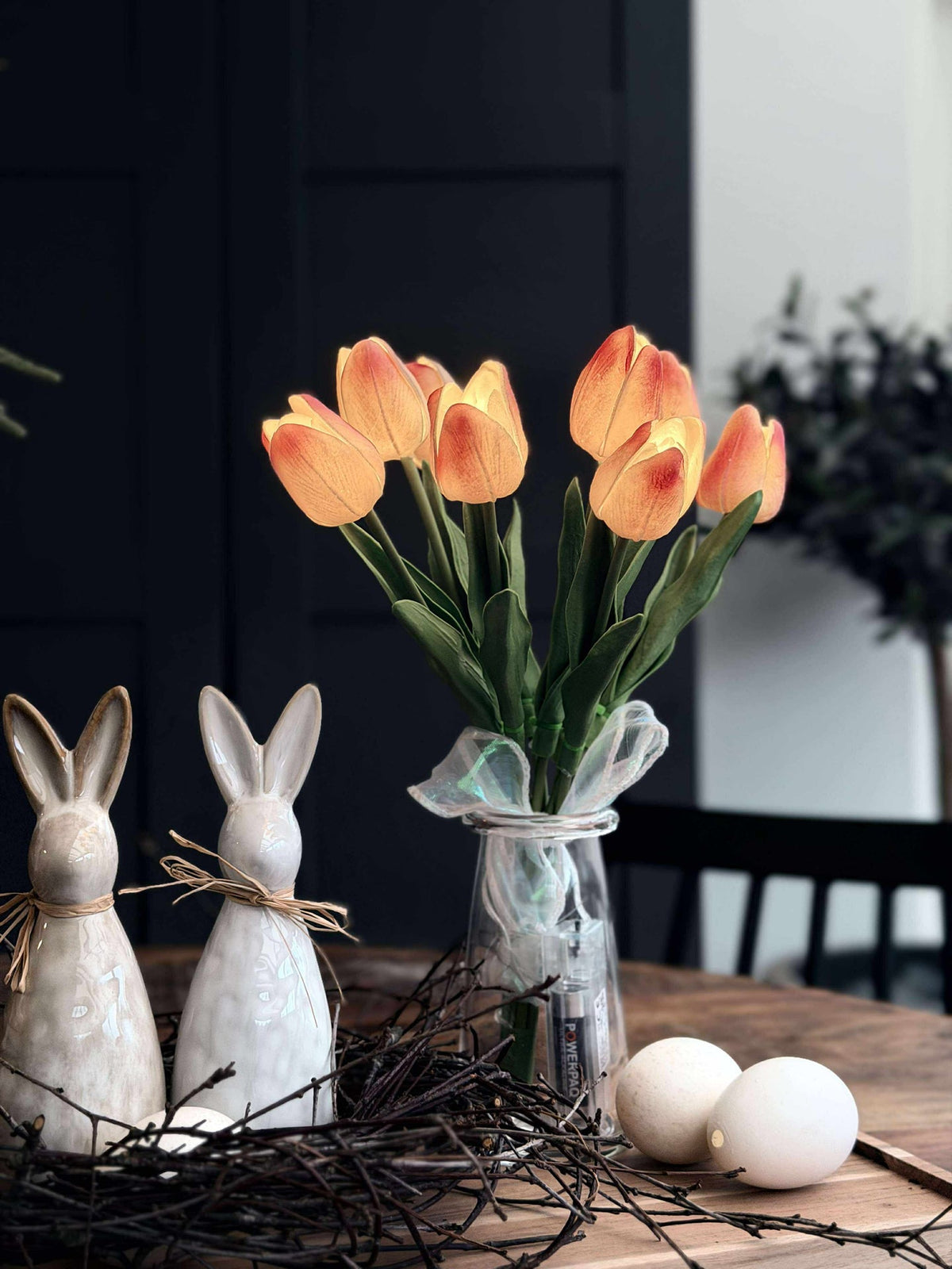 Tulpen met licht - Lichtroze