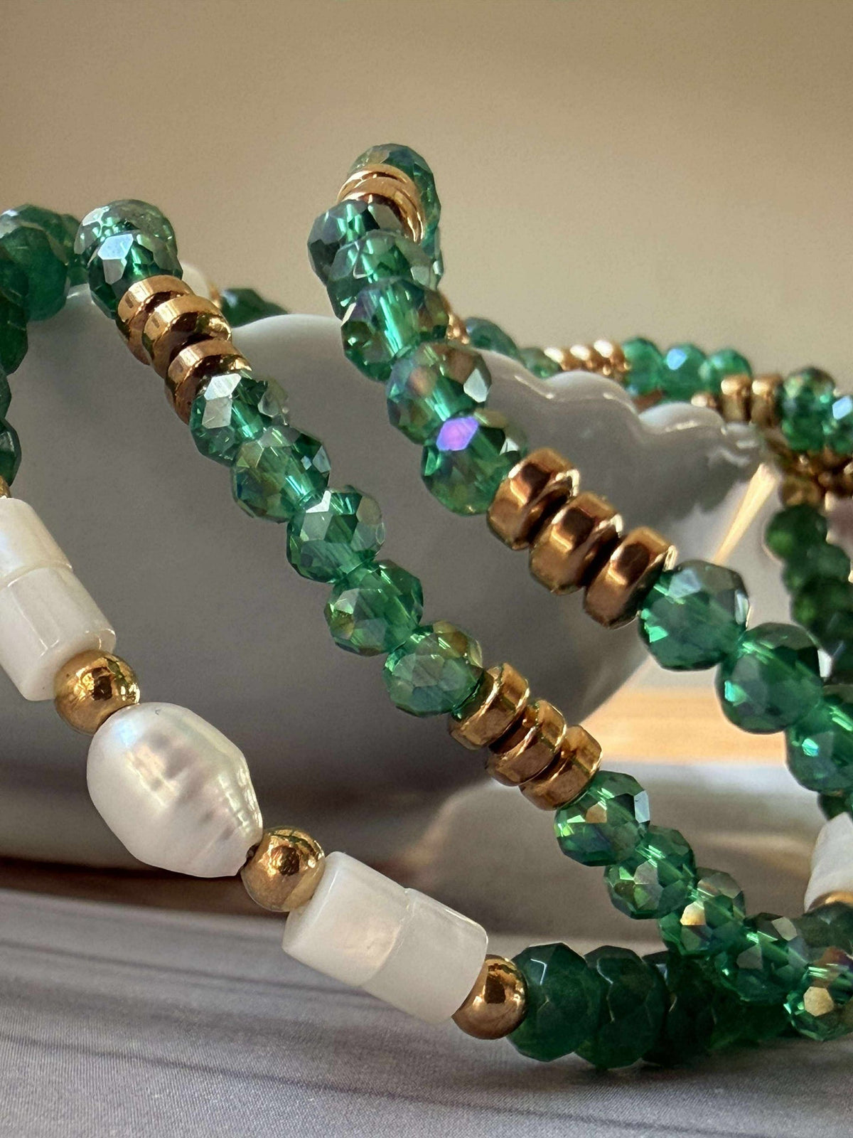 Armband Sarabella Emerald – Set van 3 stuks