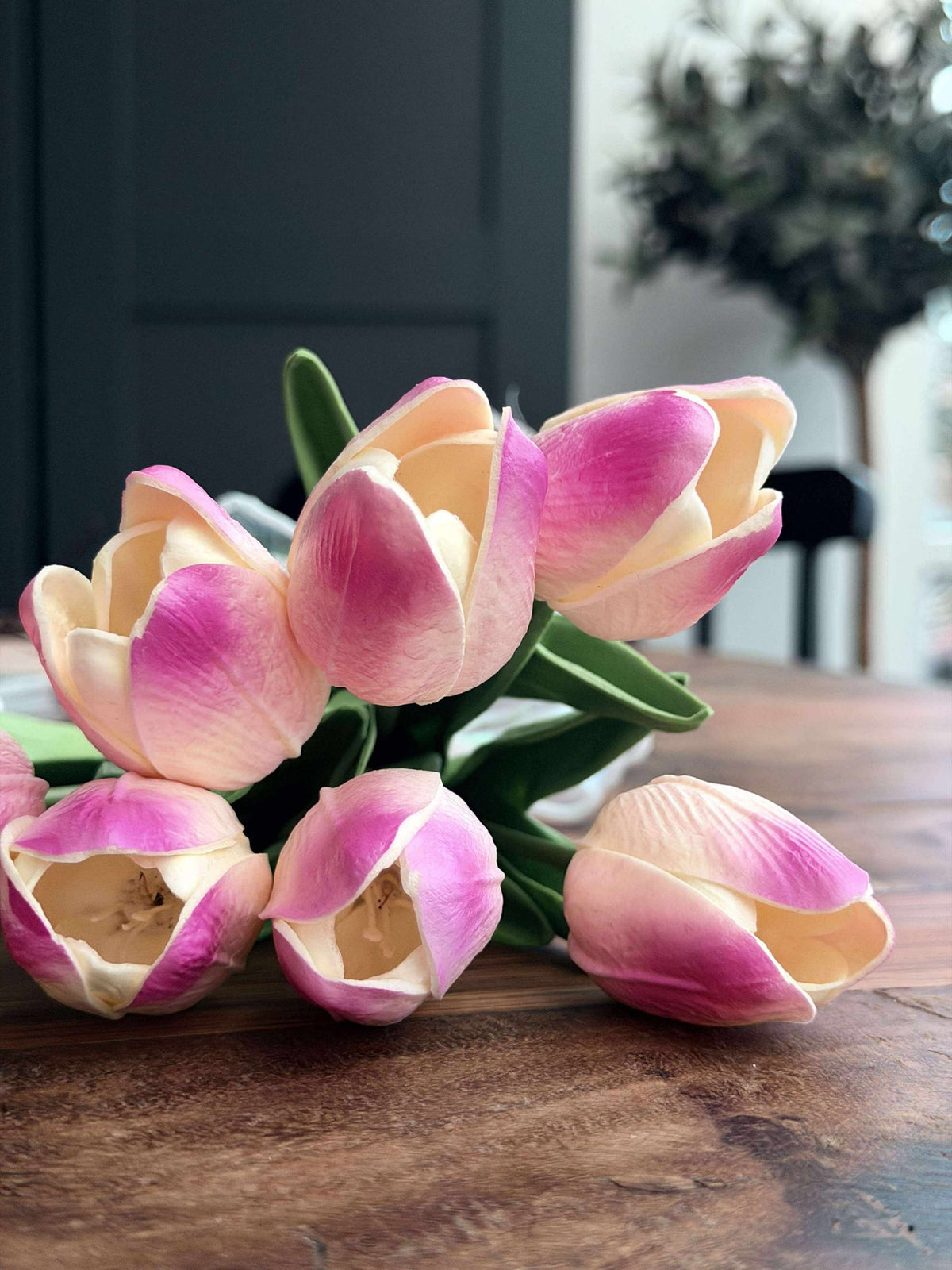 Tulpen met licht - Lichtroze